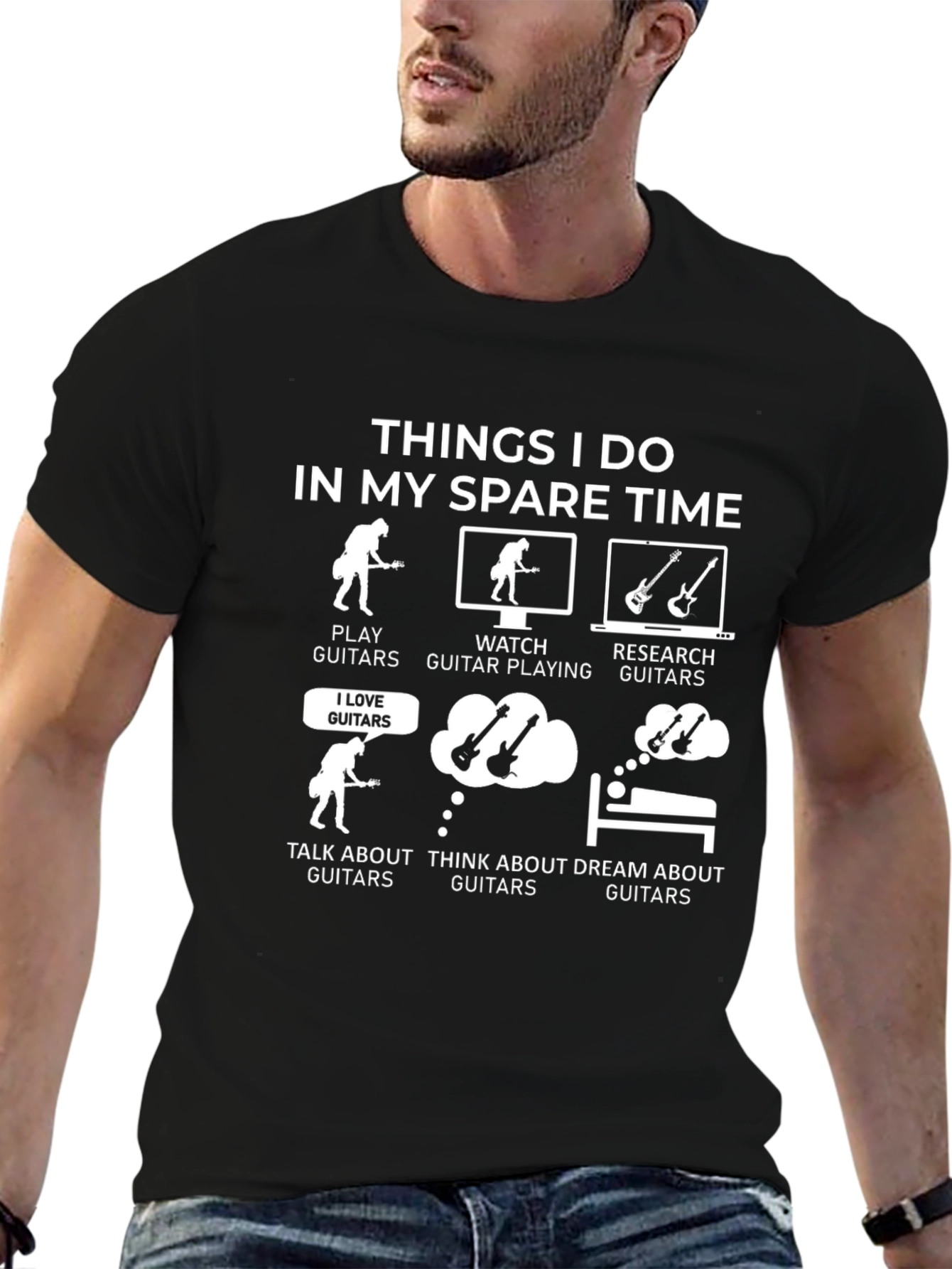 Guitar Lovers T-Shirt: Spare Time Activities