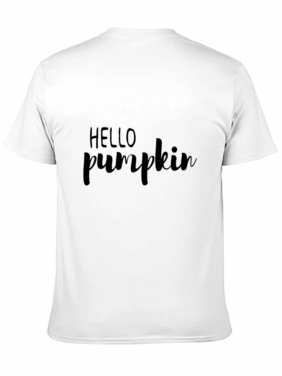 Hello Pumpkin Black Graphic Tee