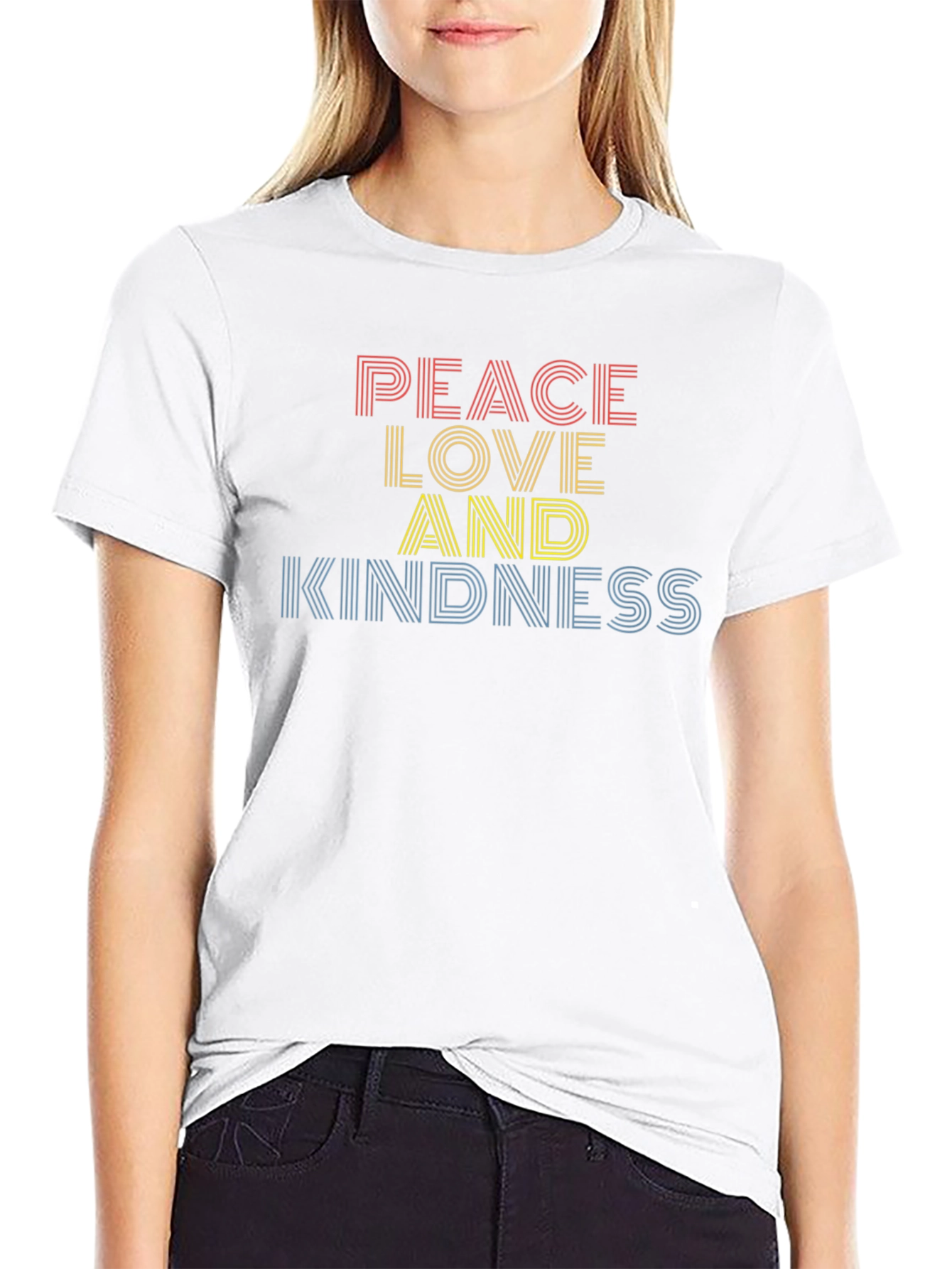 Peace Love Kindness Graphic T-Shirt