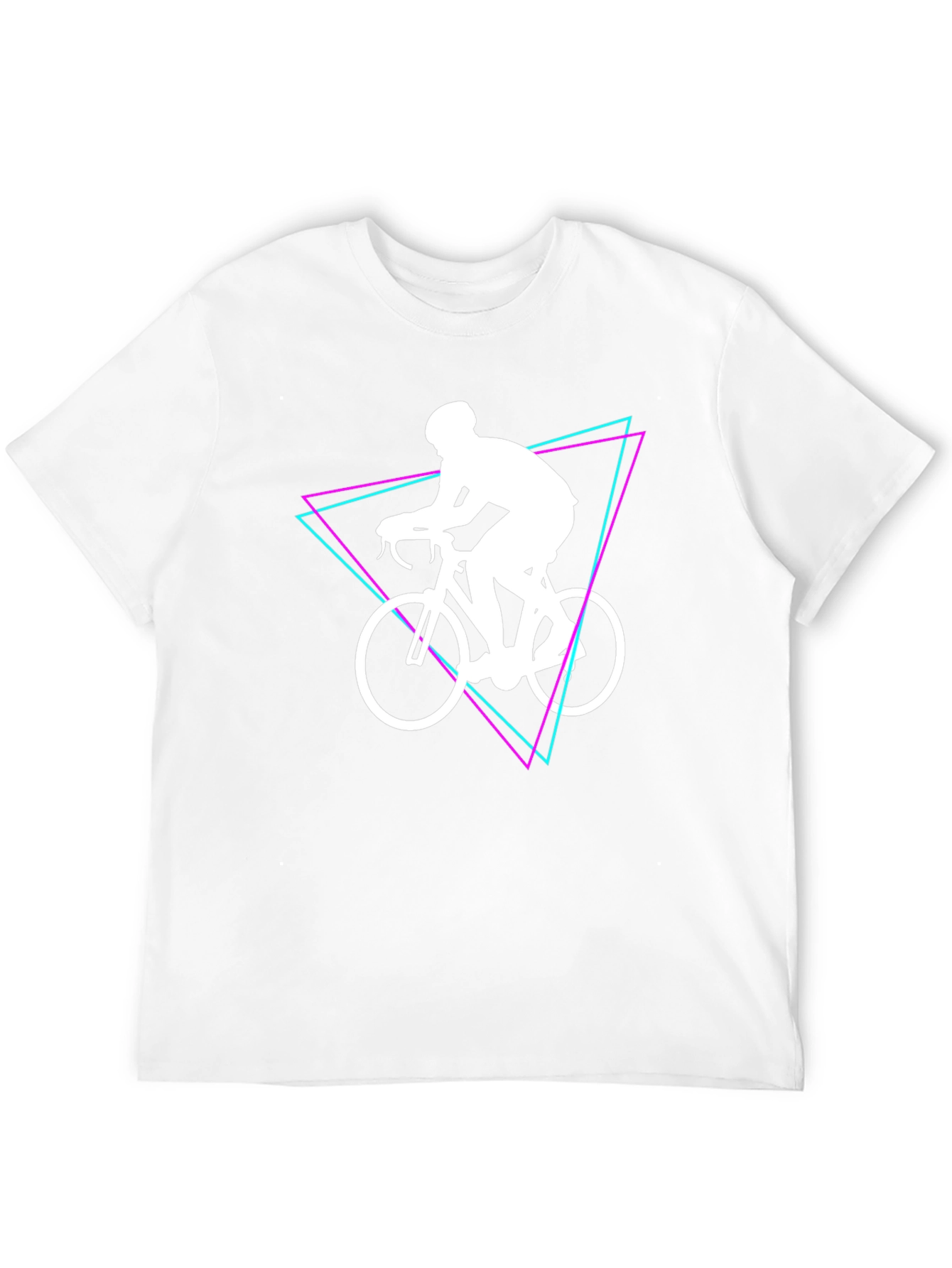 Cyclist Graphic Tee - Black Cotton Shirt