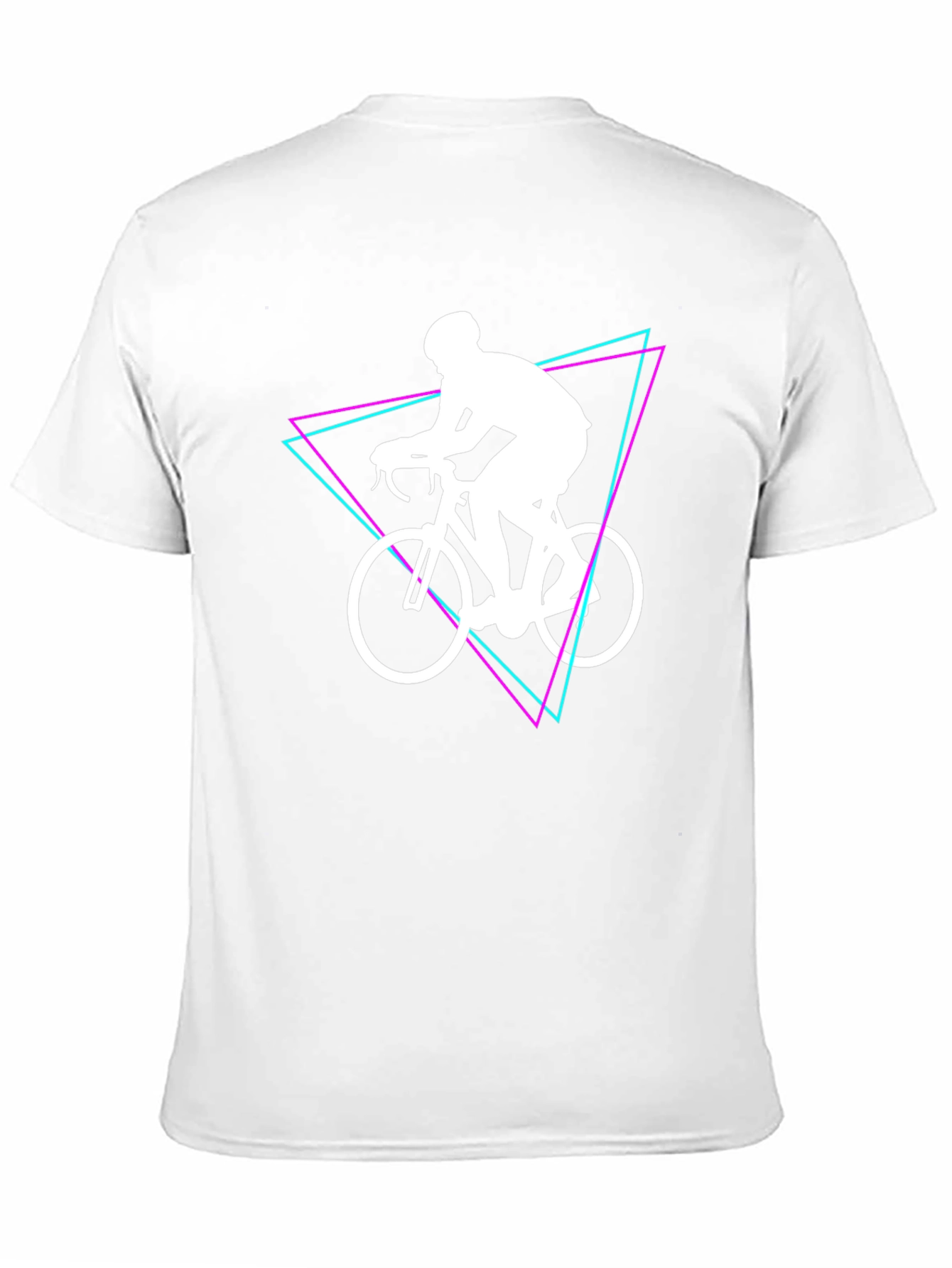 Cyclist Graphic Tee - Black Cotton Shirt