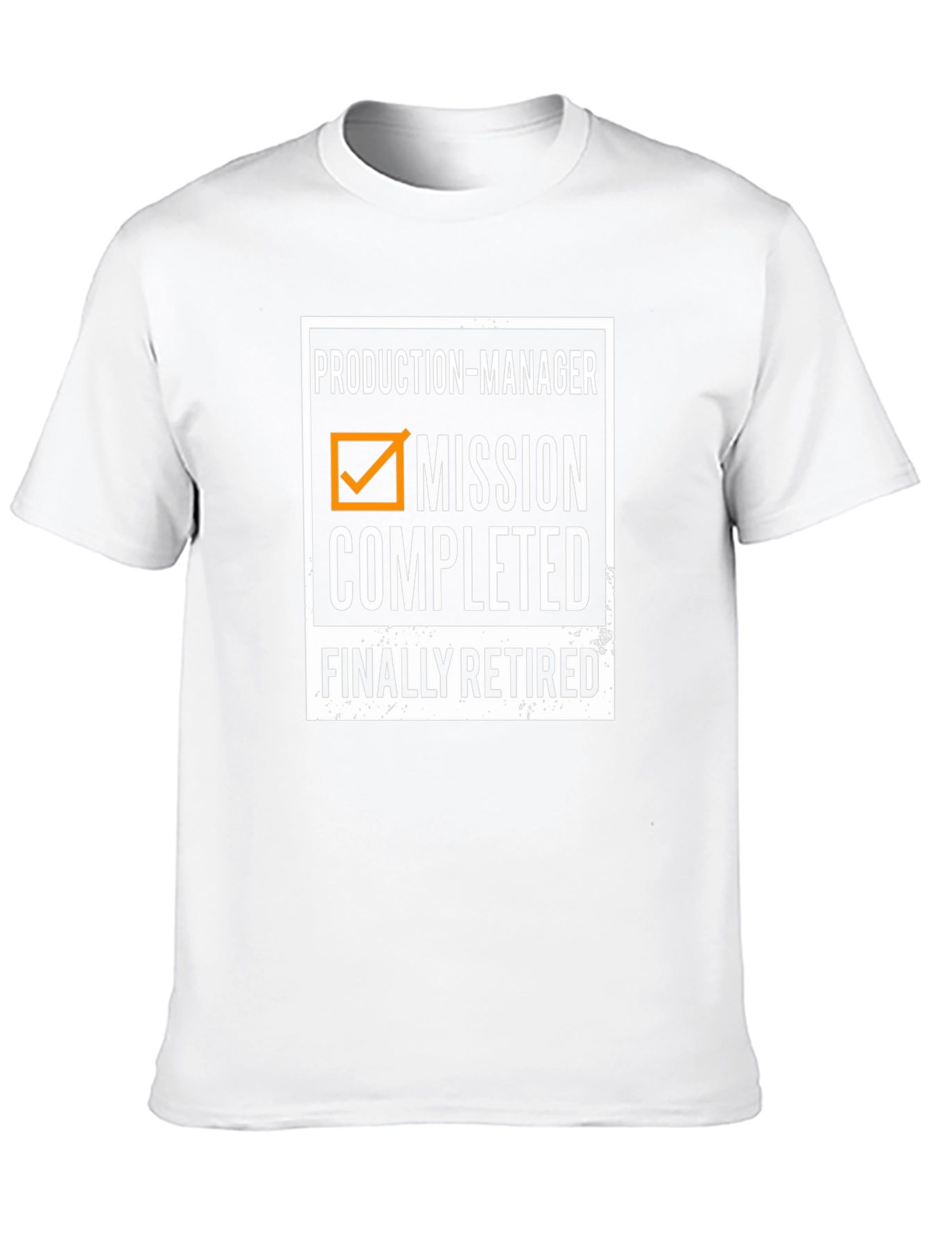 Production Manager Mission Completed Retirement T-Shirt