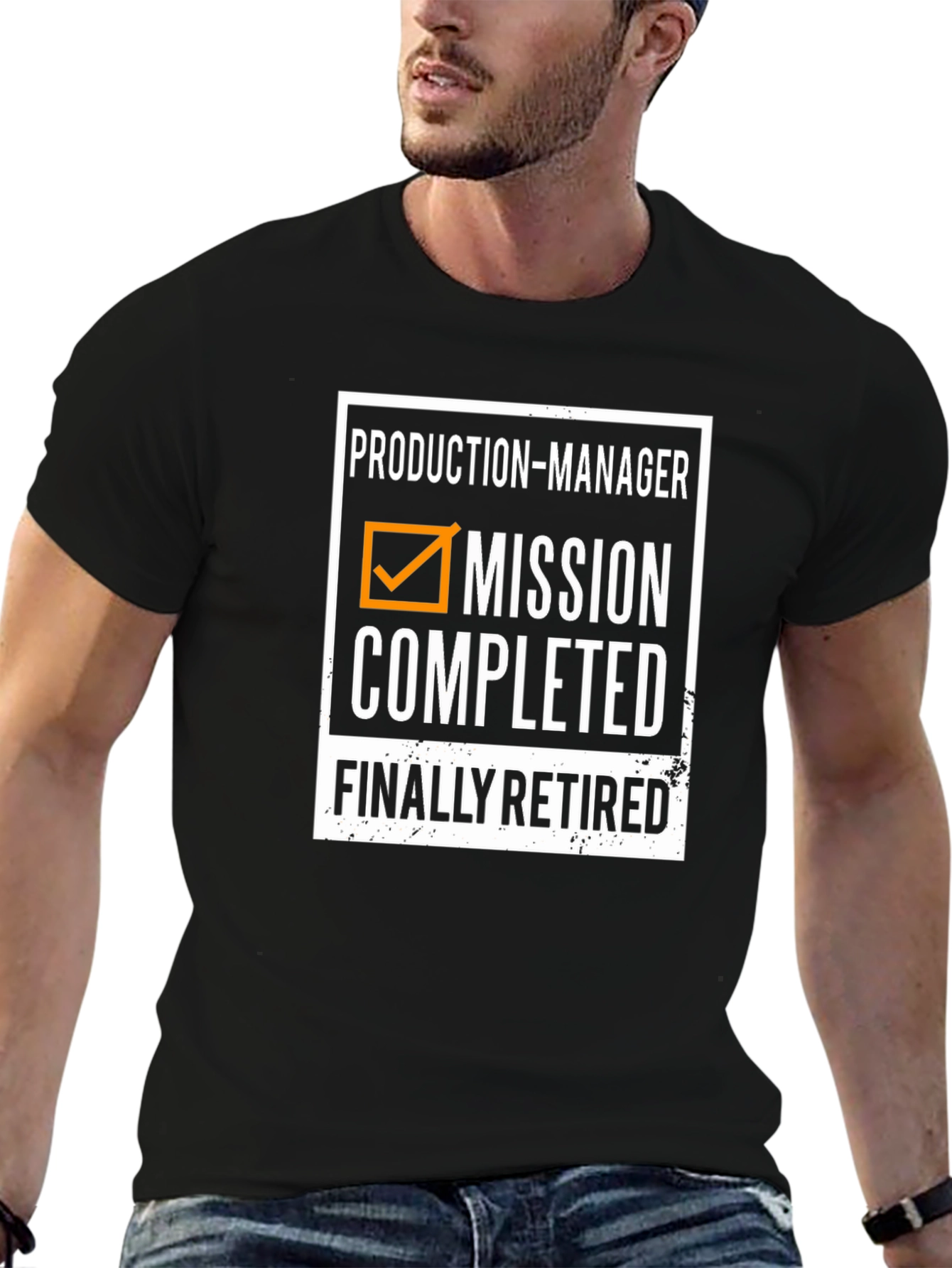 Production Manager Mission Completed Retirement T-Shirt