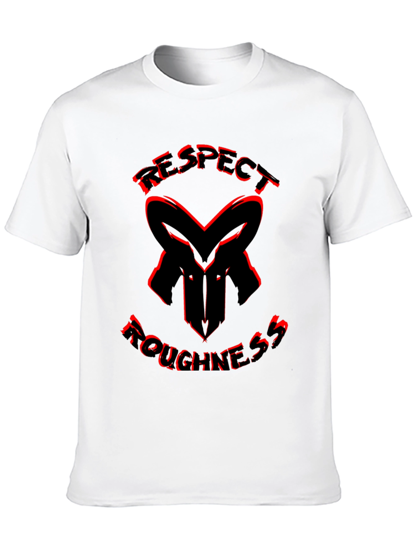 Respect Roughness Black Graphic Tee