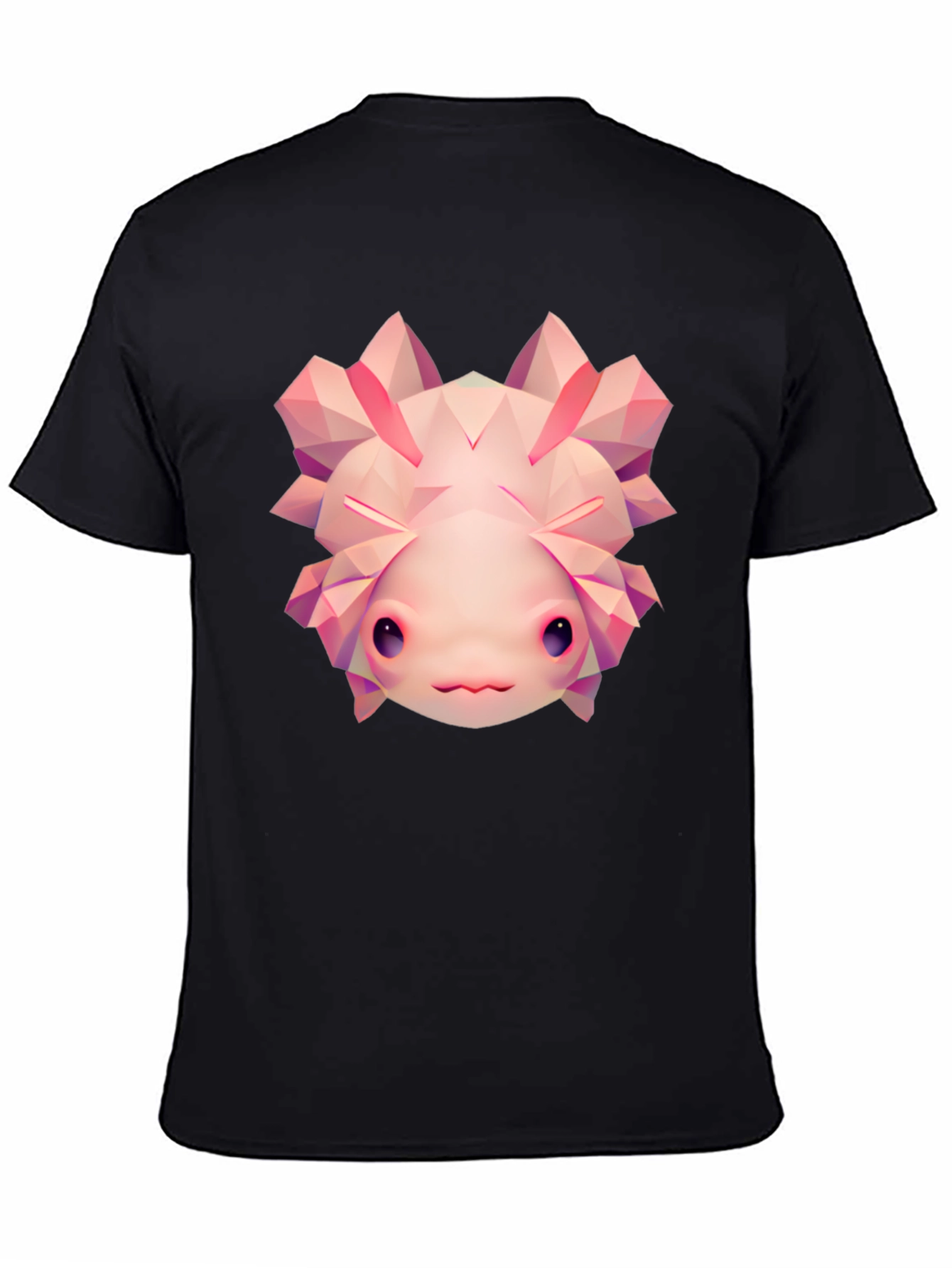 Axolotl Graphic Tee - Cool Polygonal Design