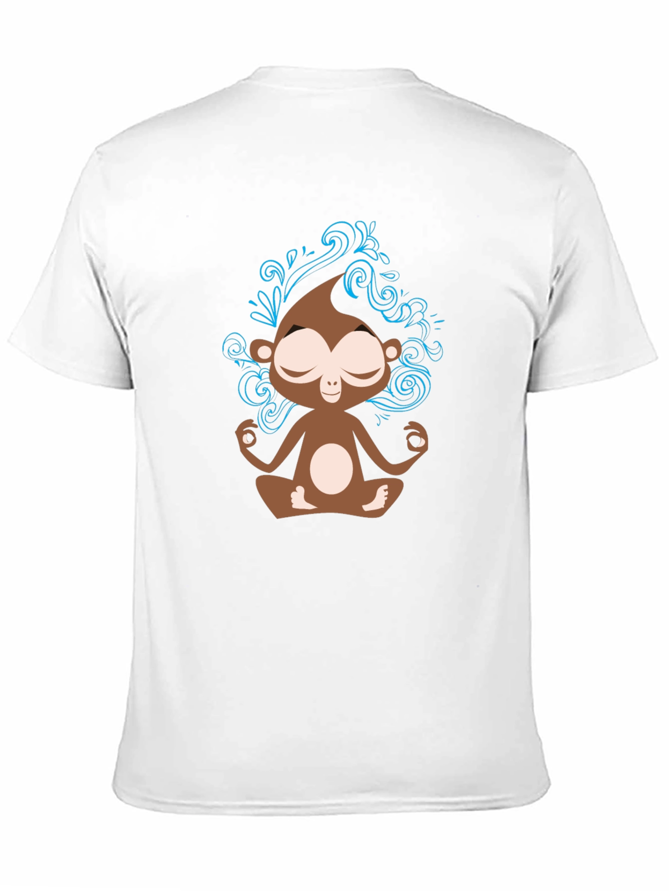 Meditating Monkey Graphic T-Shirt