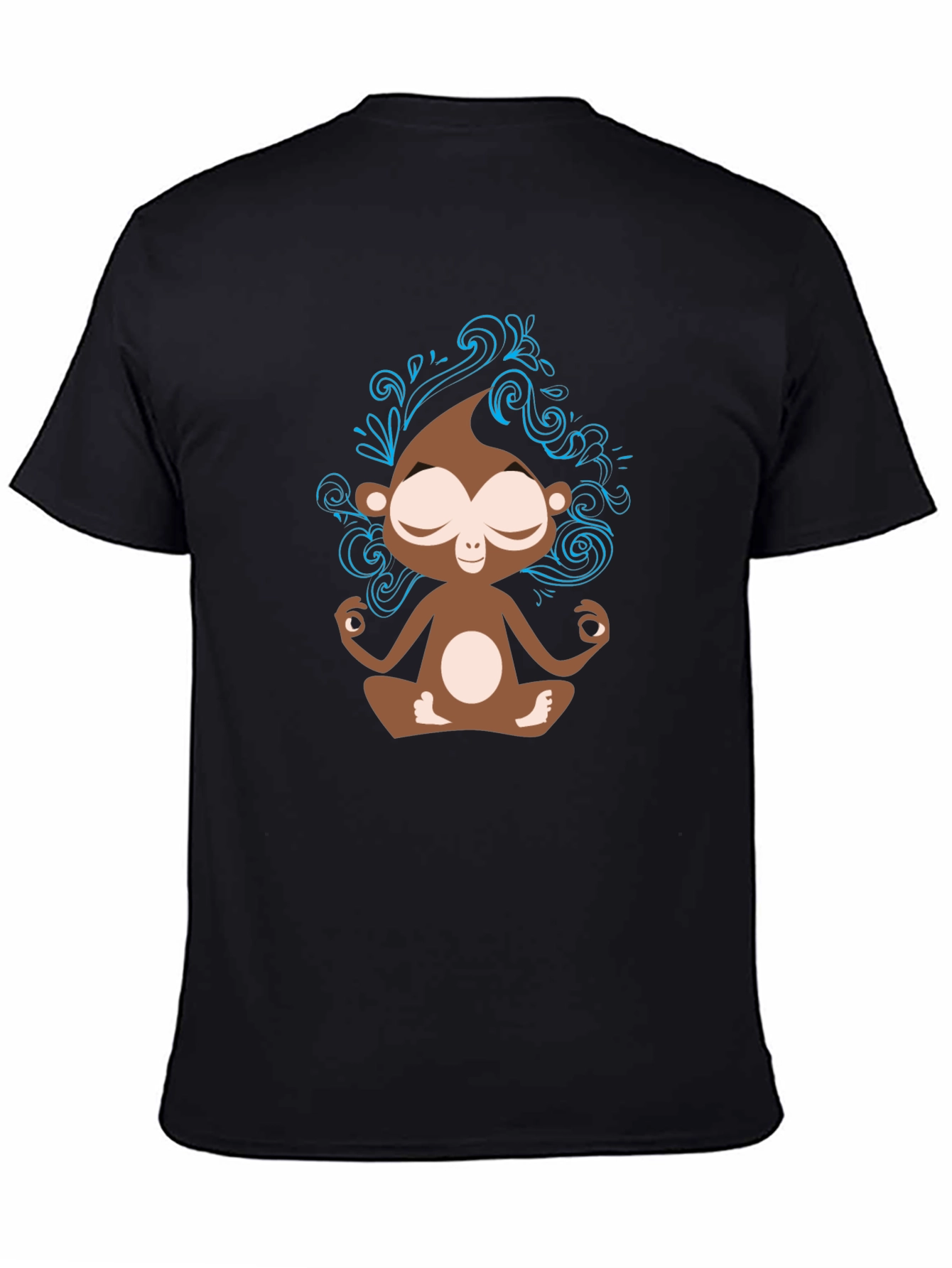 Meditating Monkey Graphic T-Shirt