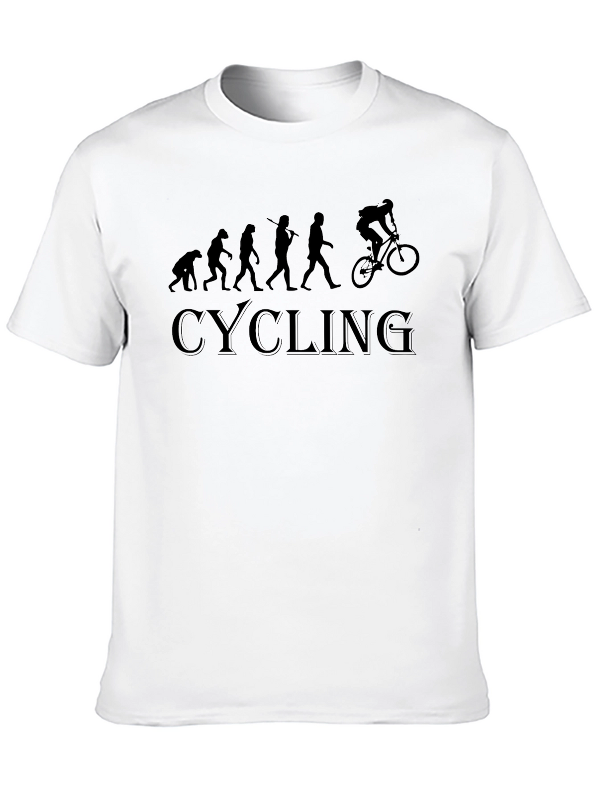 Cycling Evolution Black T-Shirt