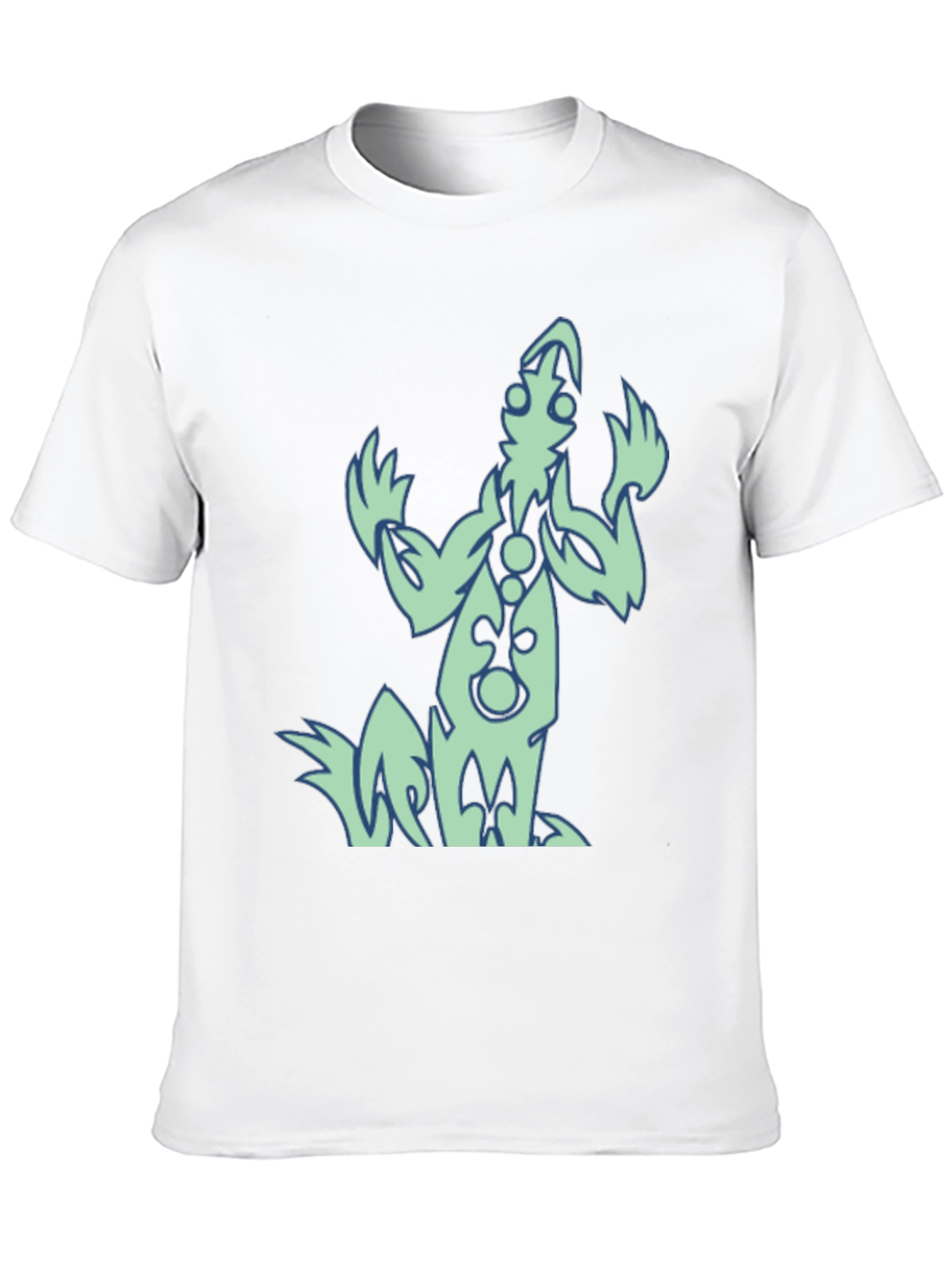 Unique Graphic Print Black T-Shirt for Men