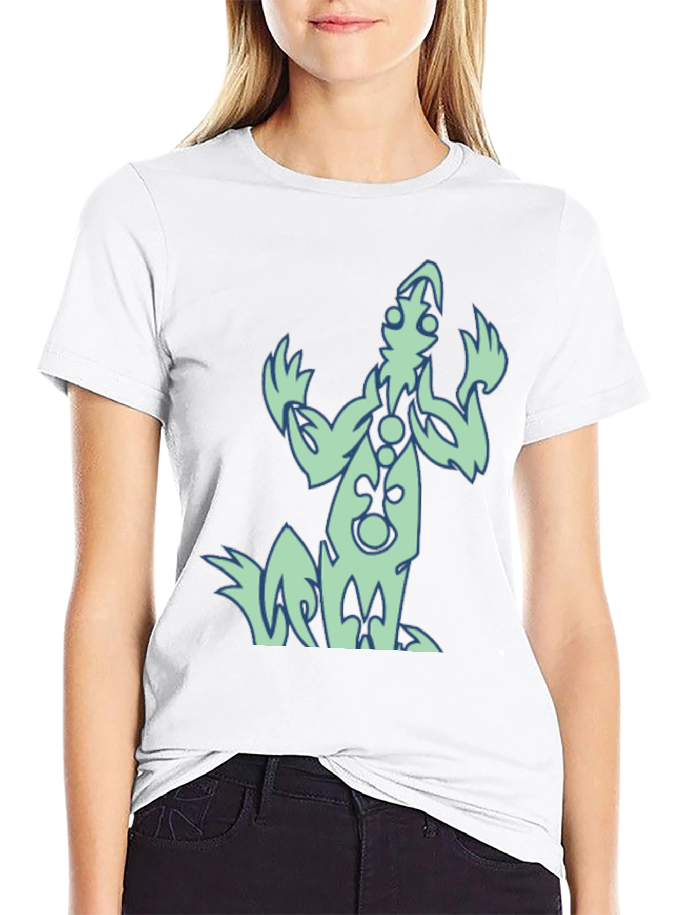 Unique Graphic Print Black T-Shirt for Men