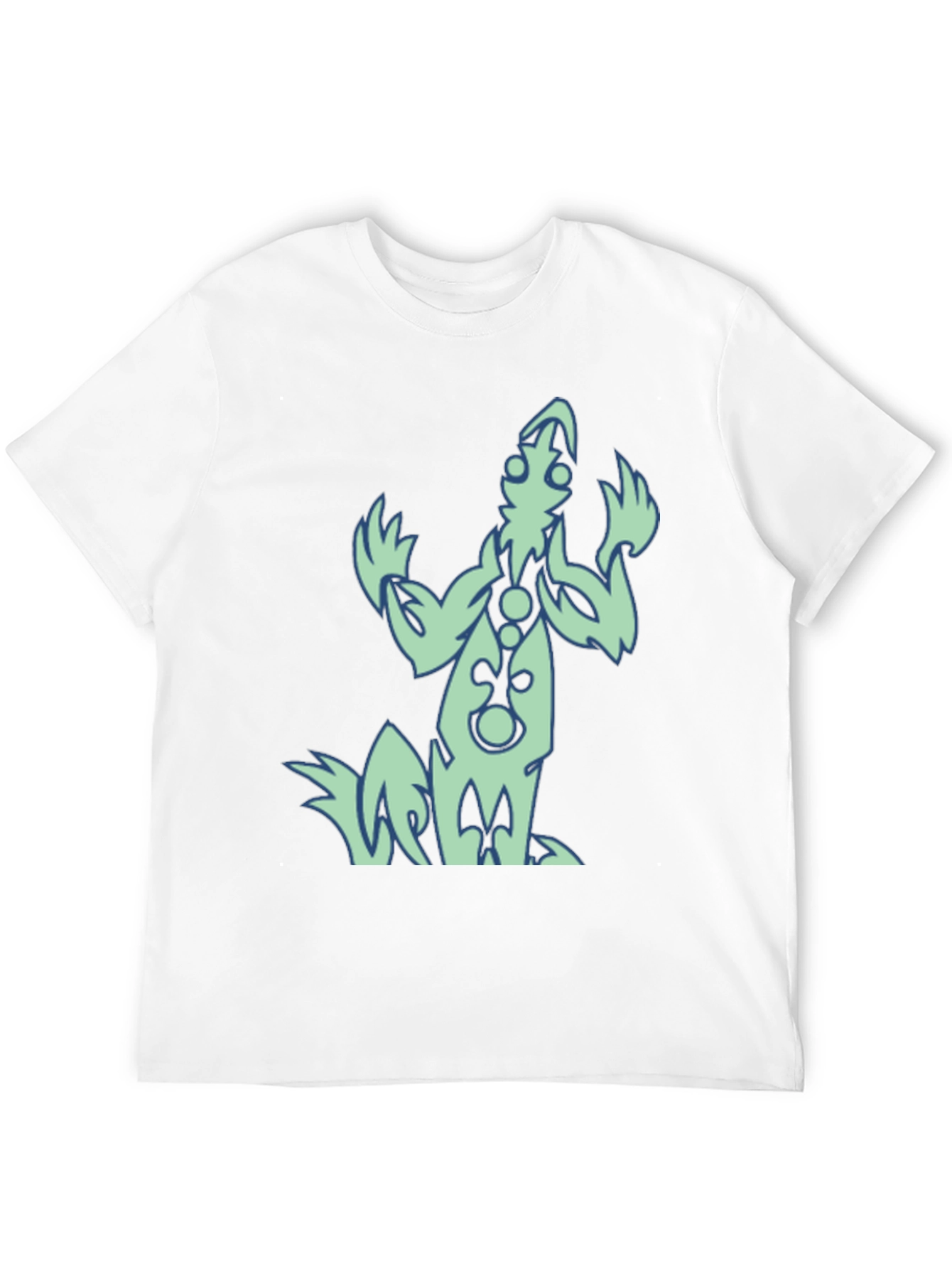 Unique Graphic Print Black T-Shirt for Men