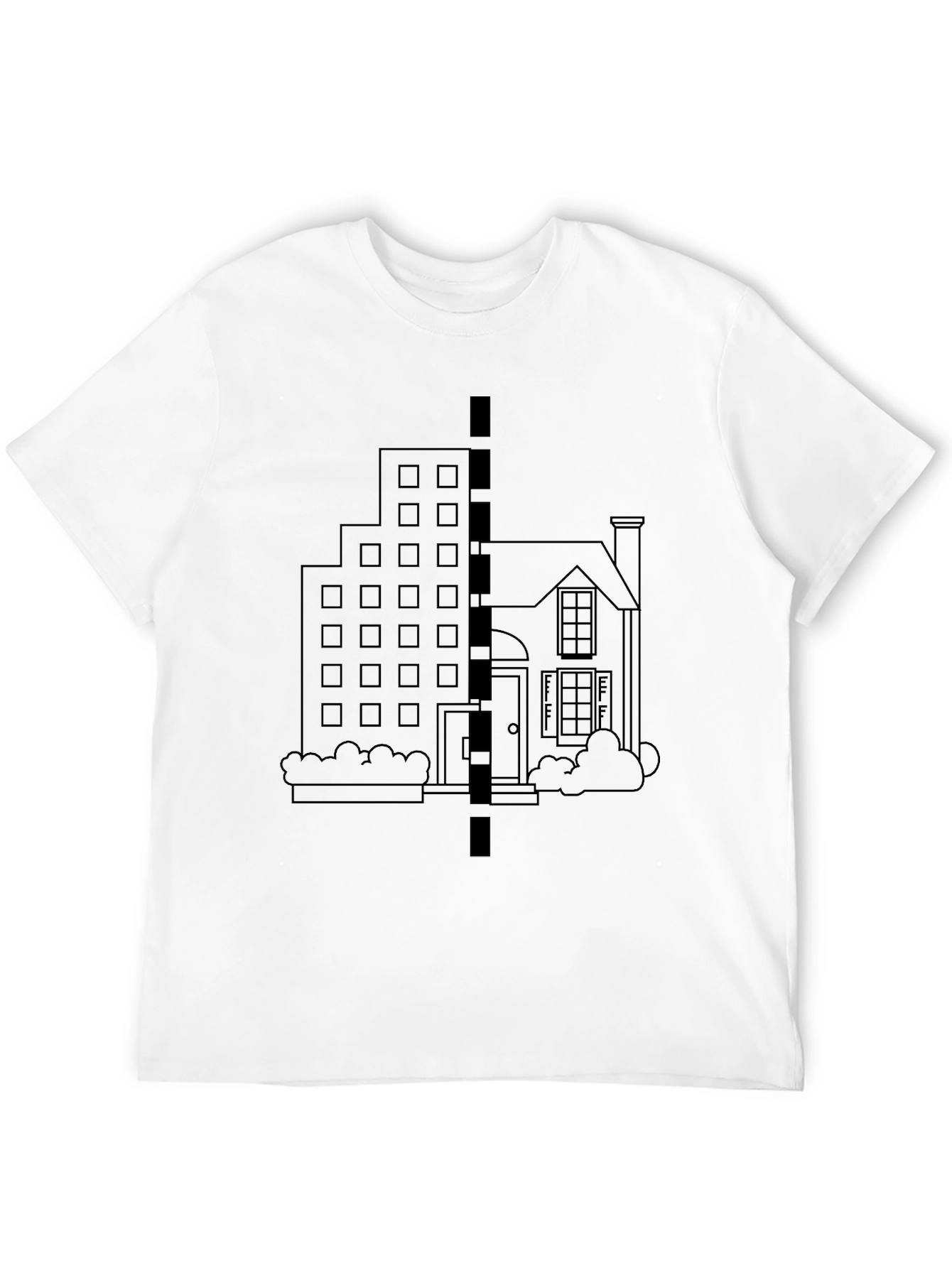 Urban vs. Suburban T-Shirt - City Meets Home
