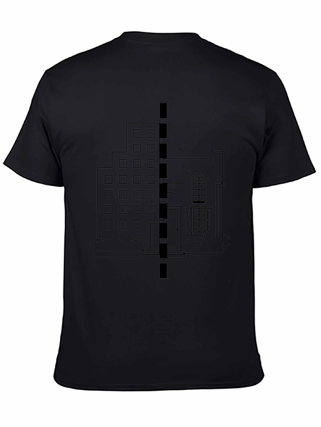 Urban vs. Suburban T-Shirt - City Meets Home