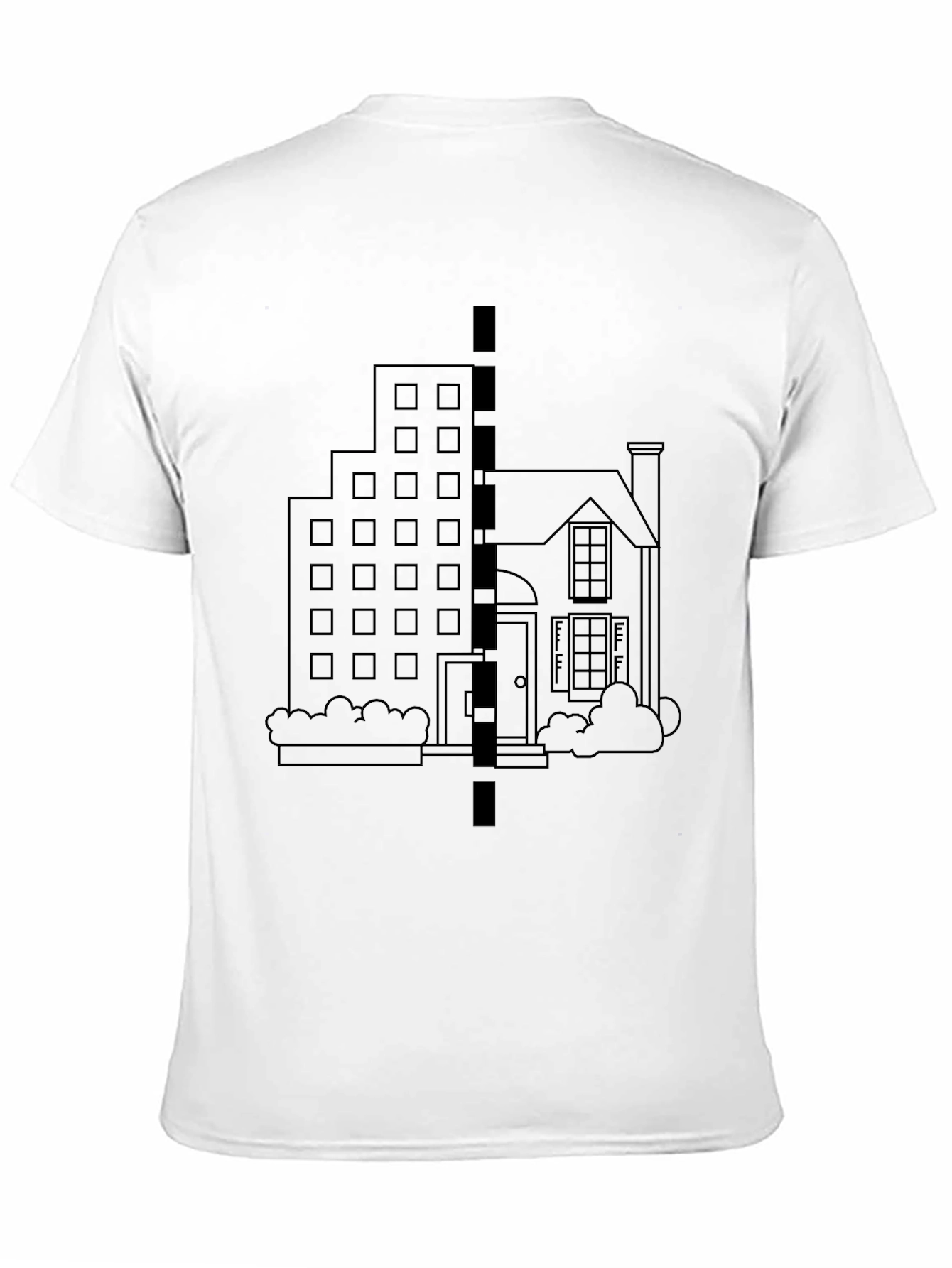 Urban vs. Suburban T-Shirt - City Meets Home