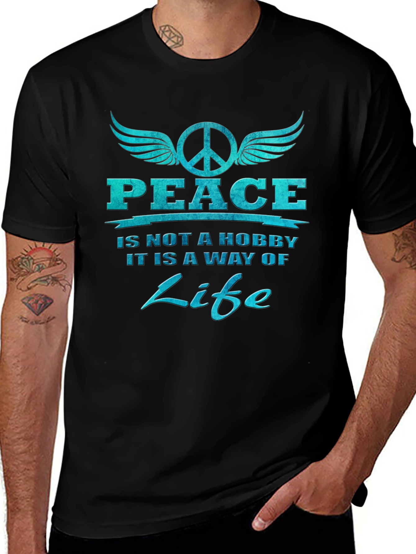 Peace is a Way of Life Graphic Tee