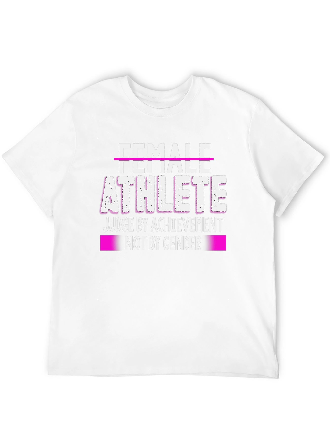Female Athlete T-Shirt - Judge by Achievement Not Gender