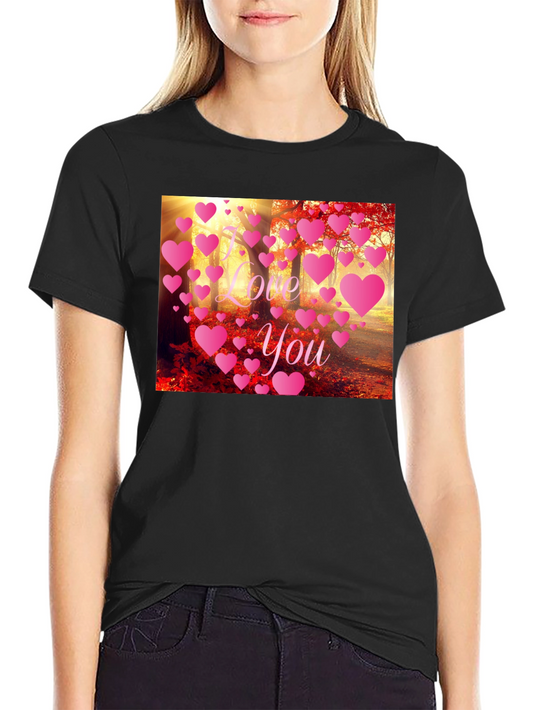 I Love You Forest Heart Graphic Tee