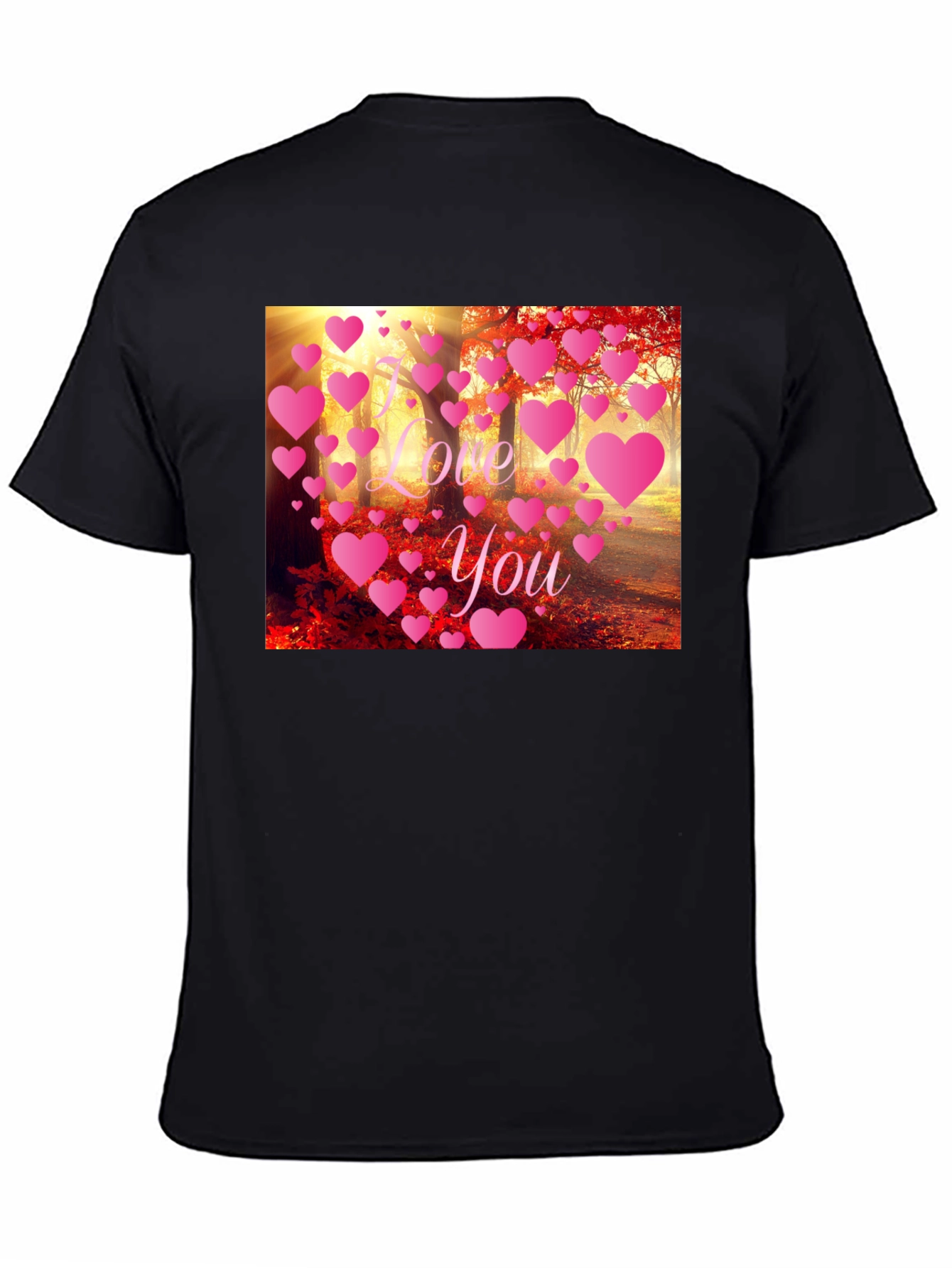 I Love You Forest Heart Graphic Tee