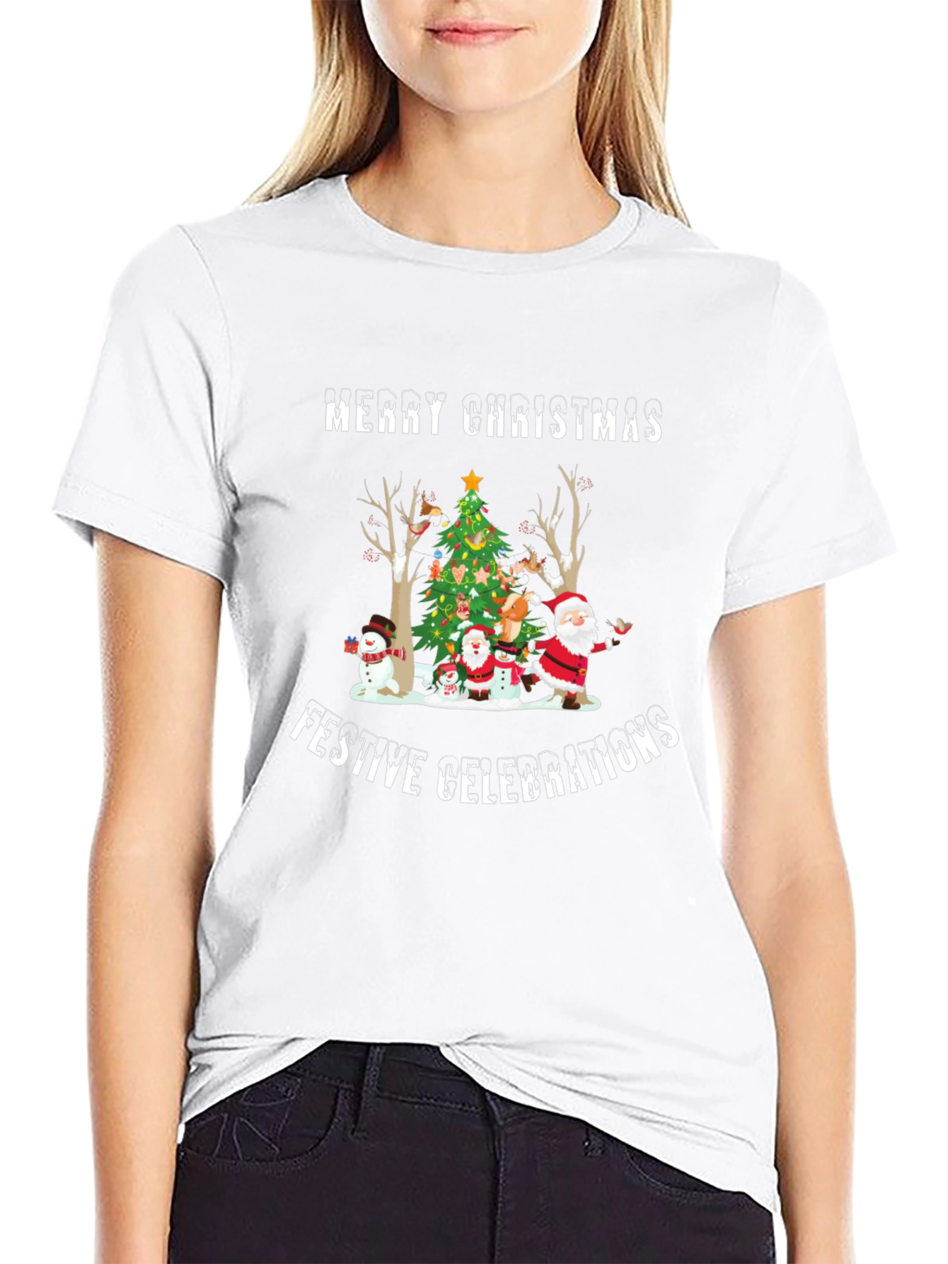 Merry Christmas Festive Celebrations T-Shirt