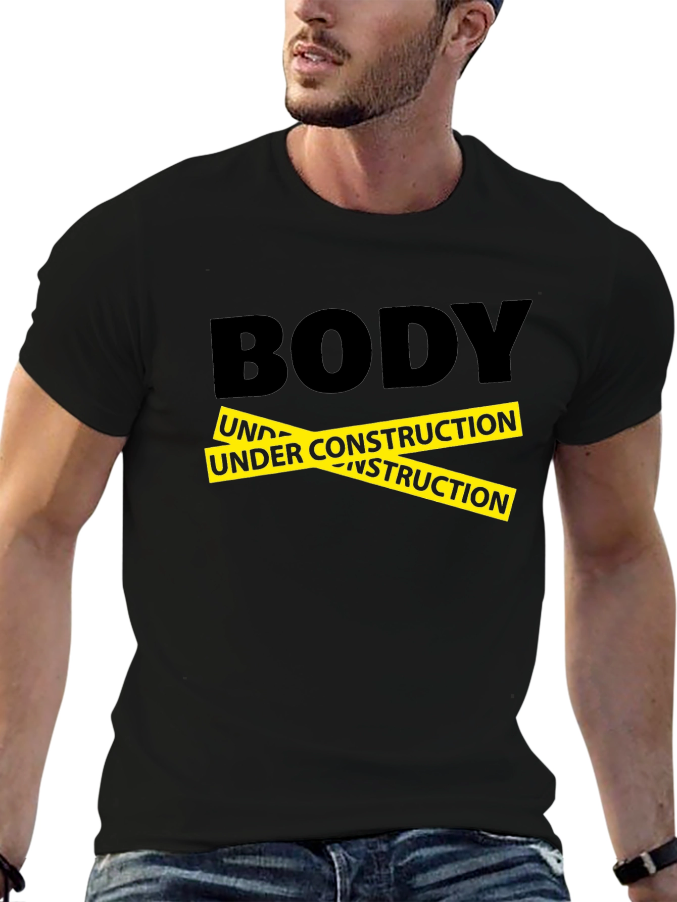 Body Under Construction Graphic T-Shirt