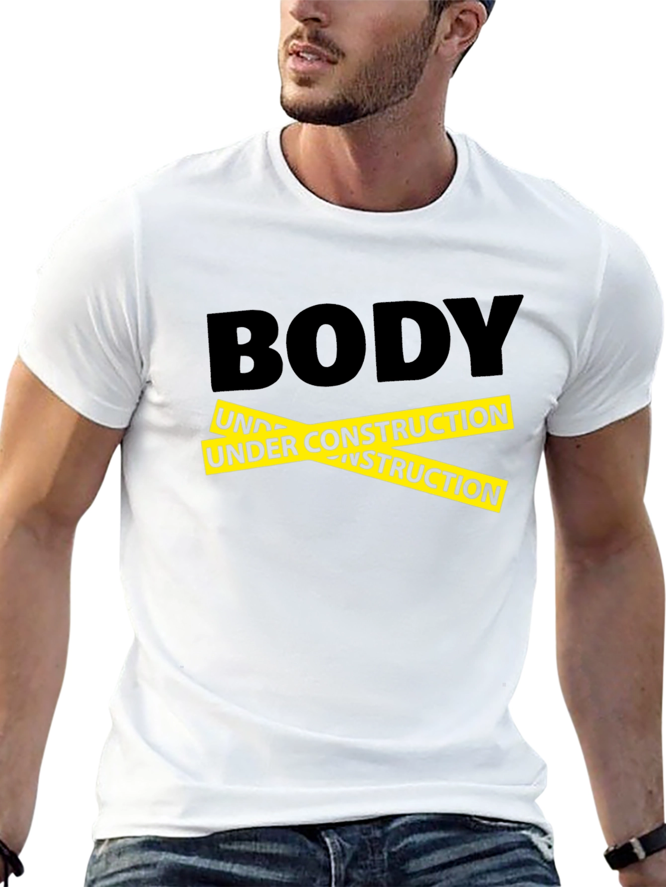 Body Under Construction Graphic T-Shirt