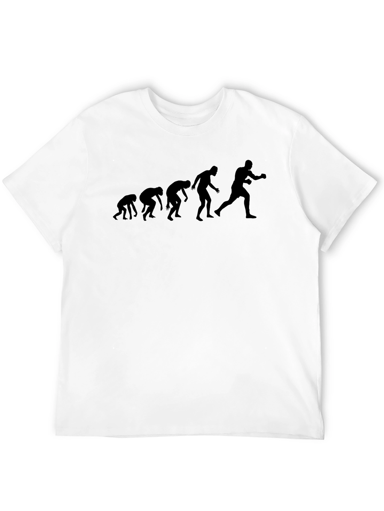 Evolution of Boxing T-Shirt - Black Graphic Tee