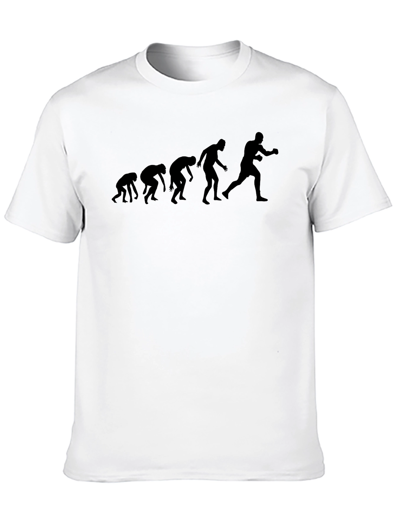 Evolution of Boxing T-Shirt - Black Graphic Tee