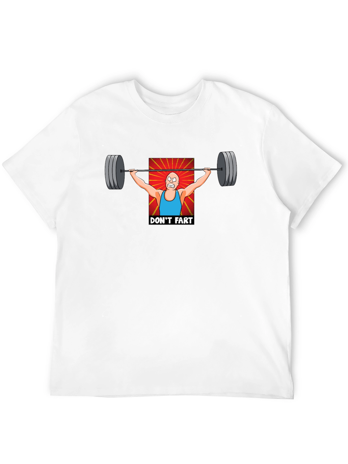 Dont Fart Weightlifter Graphic T-Shirt
