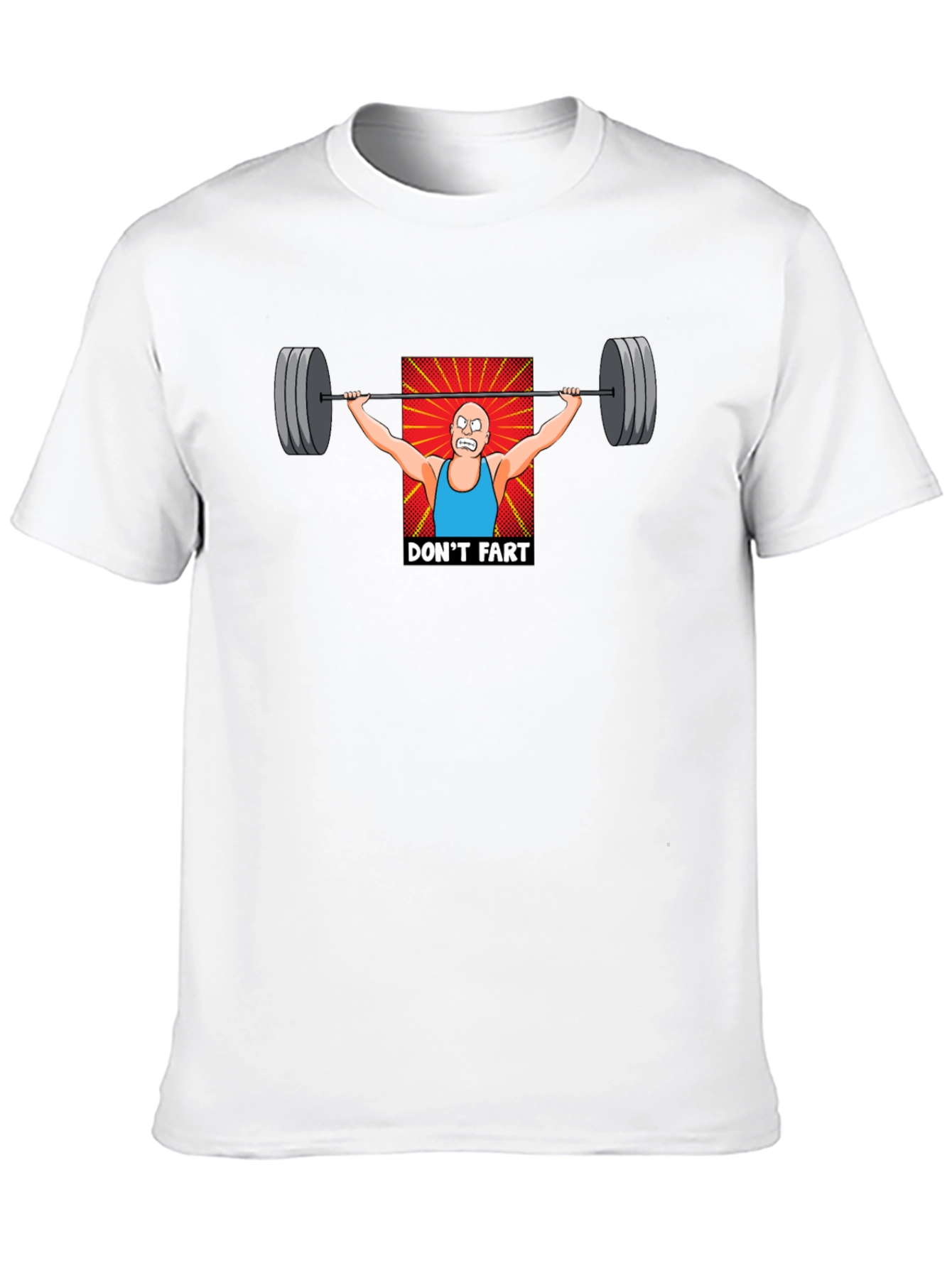 Dont Fart Weightlifter Graphic T-Shirt