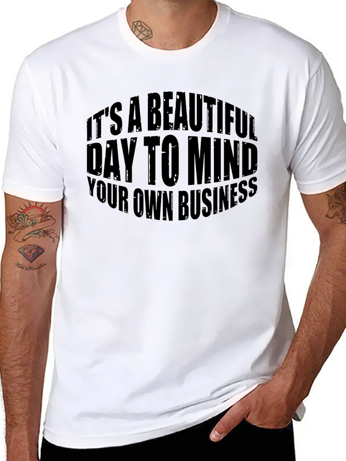 Mind Your Own Business Graphic T-Shirt
