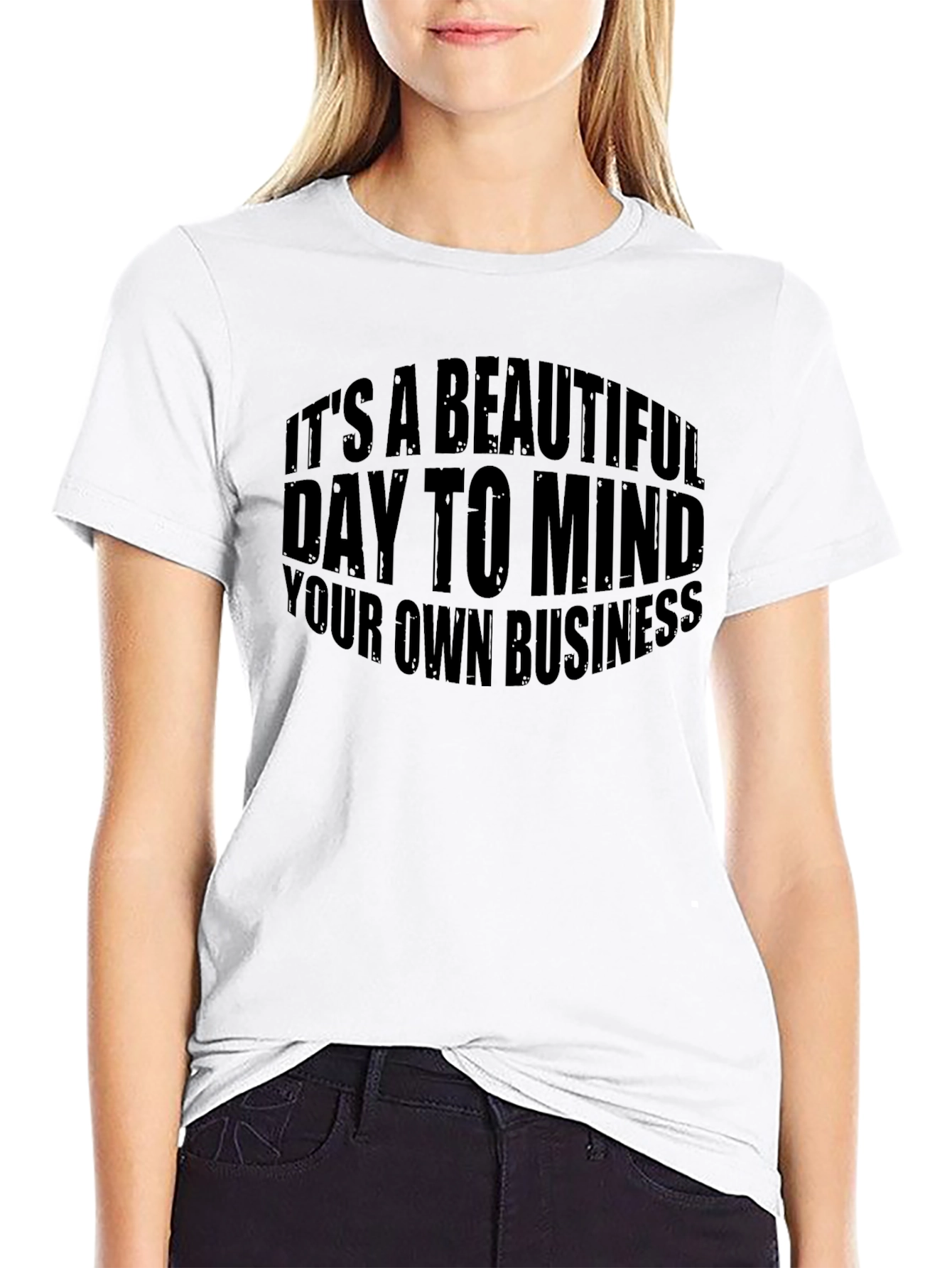 Mind Your Own Business Graphic T-Shirt