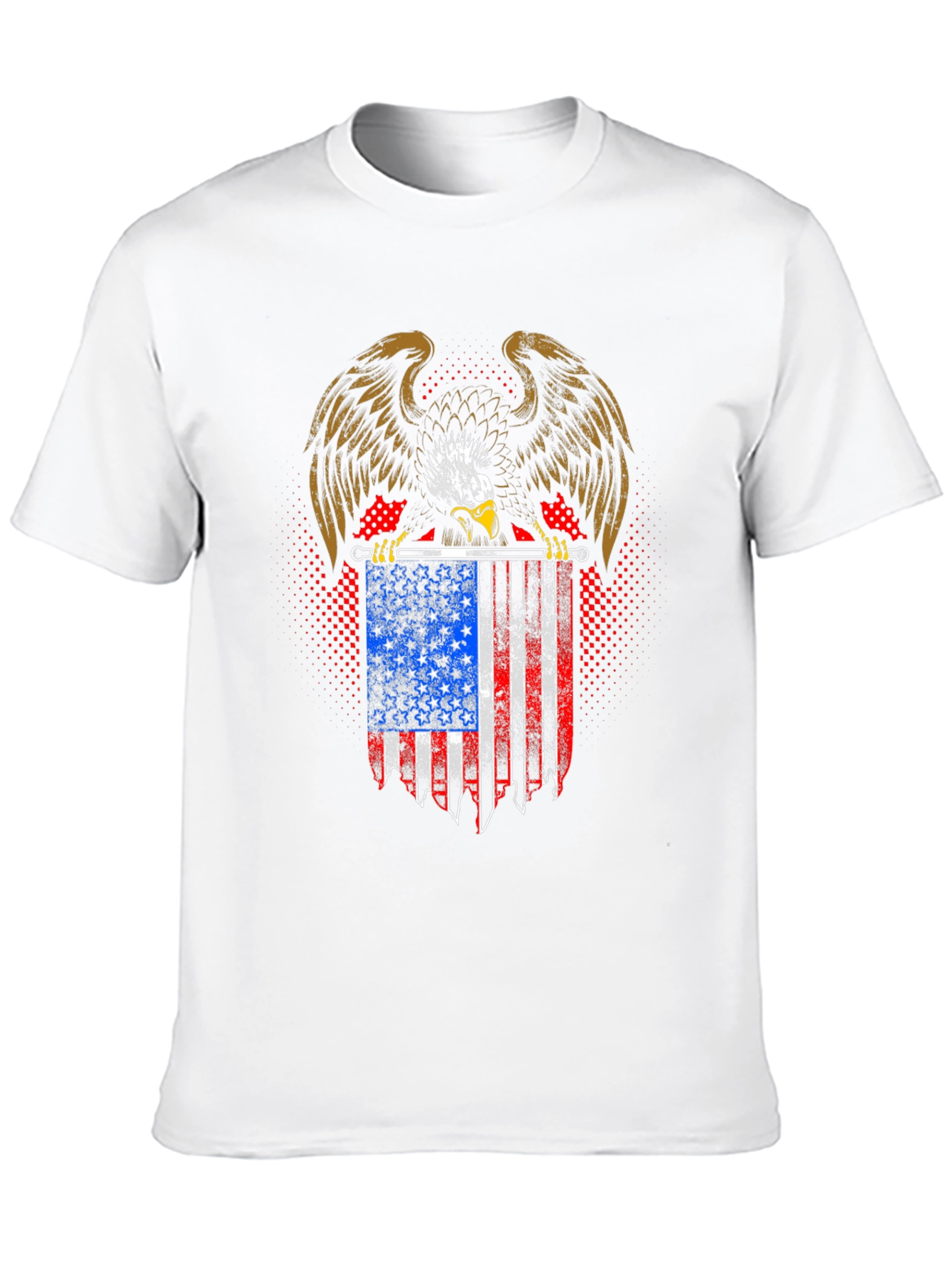 American Eagle USA Flag T-Shirt Patriotic