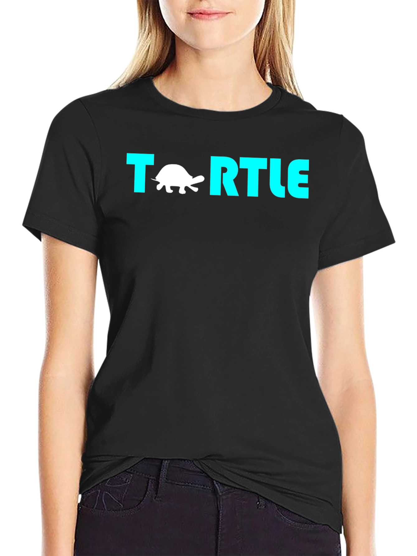 Turtle Graphic Print T-Shirt