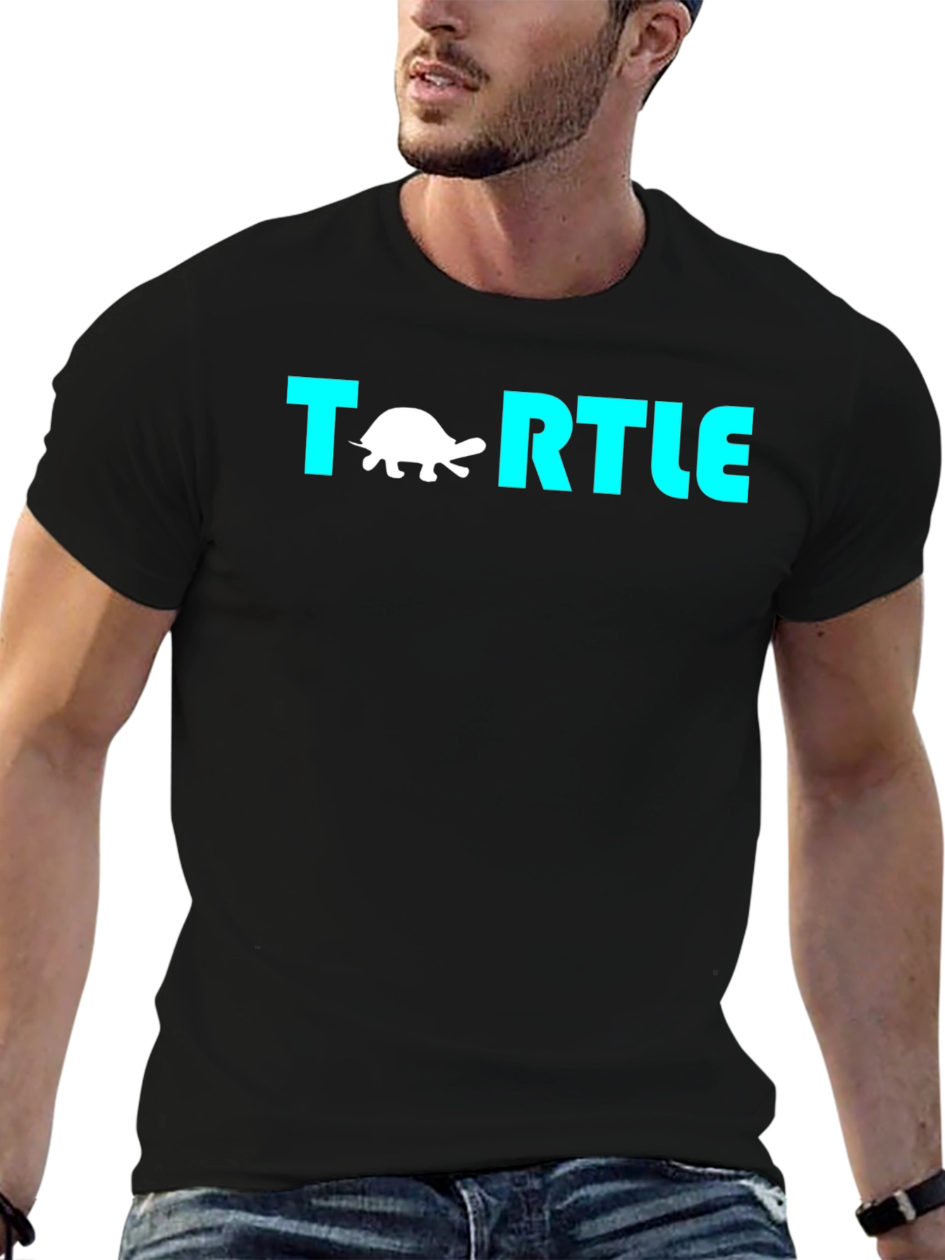 Turtle Graphic Print T-Shirt