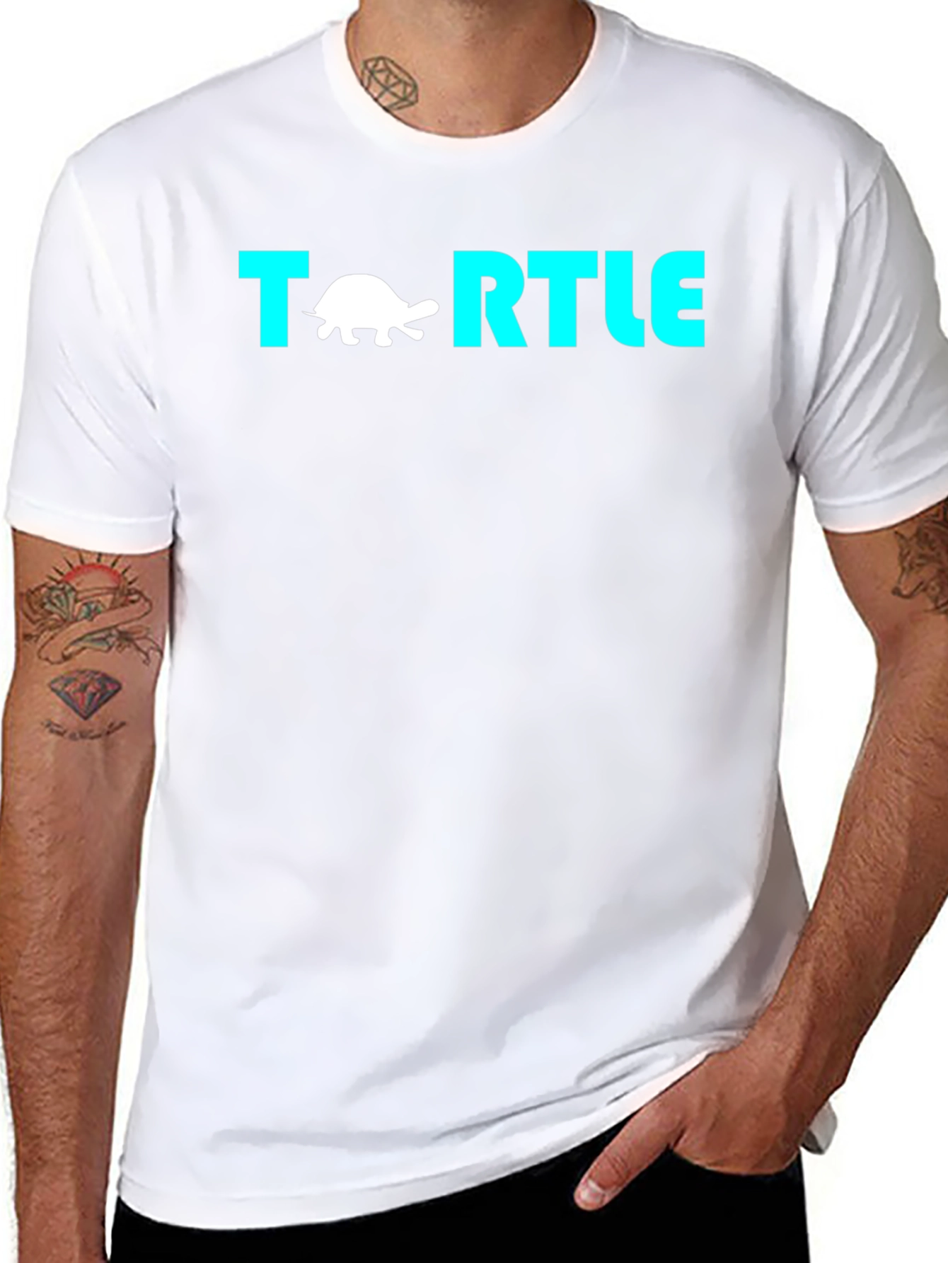 Turtle Graphic Print T-Shirt
