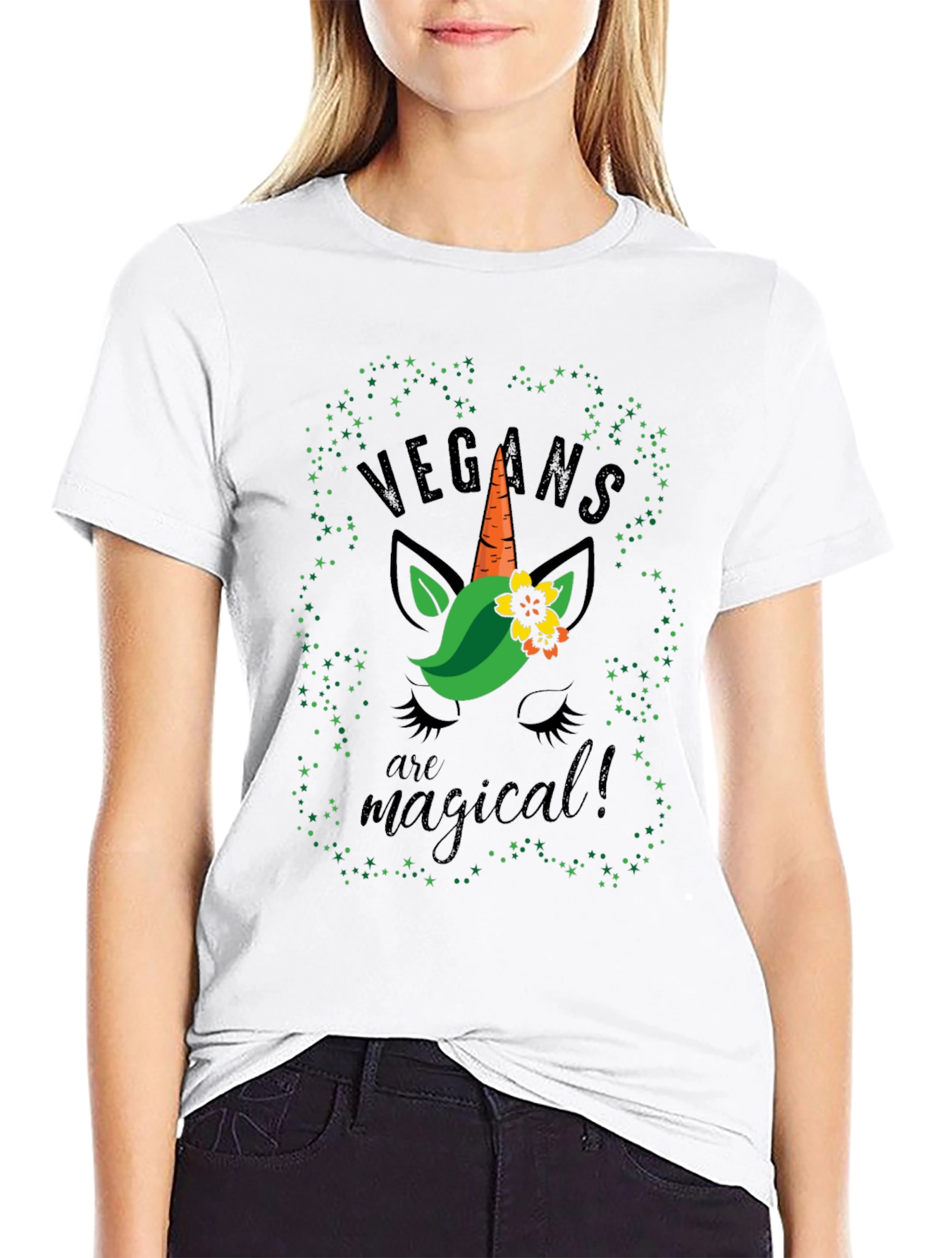 Vegan Unicorn T-Shirt: Magical Vegan Style
