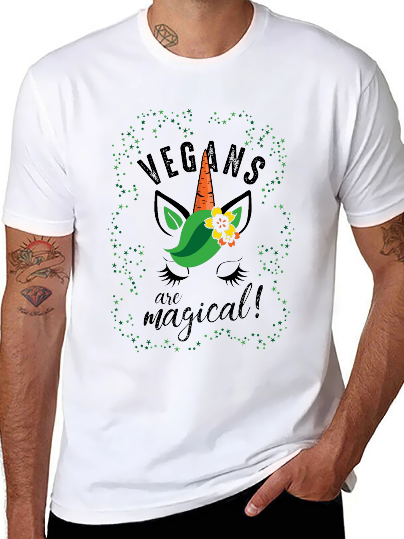 Vegan Unicorn T-Shirt: Magical Vegan Style