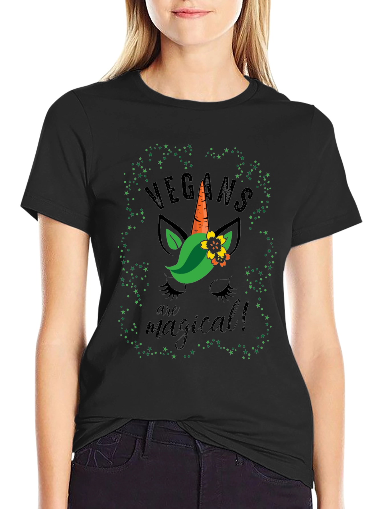 Vegan Unicorn T-Shirt: Magical Vegan Style