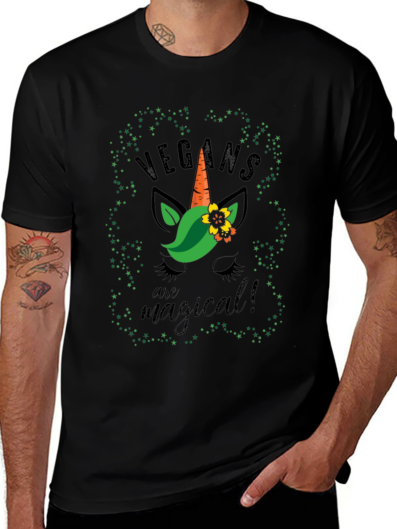 Vegan Unicorn T-Shirt: Magical Vegan Style