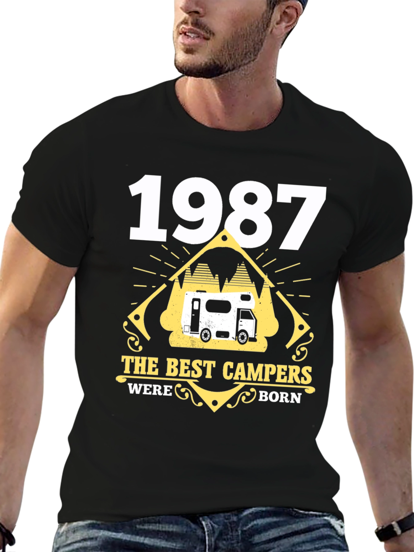 1987 Best Campers Born T-Shirt