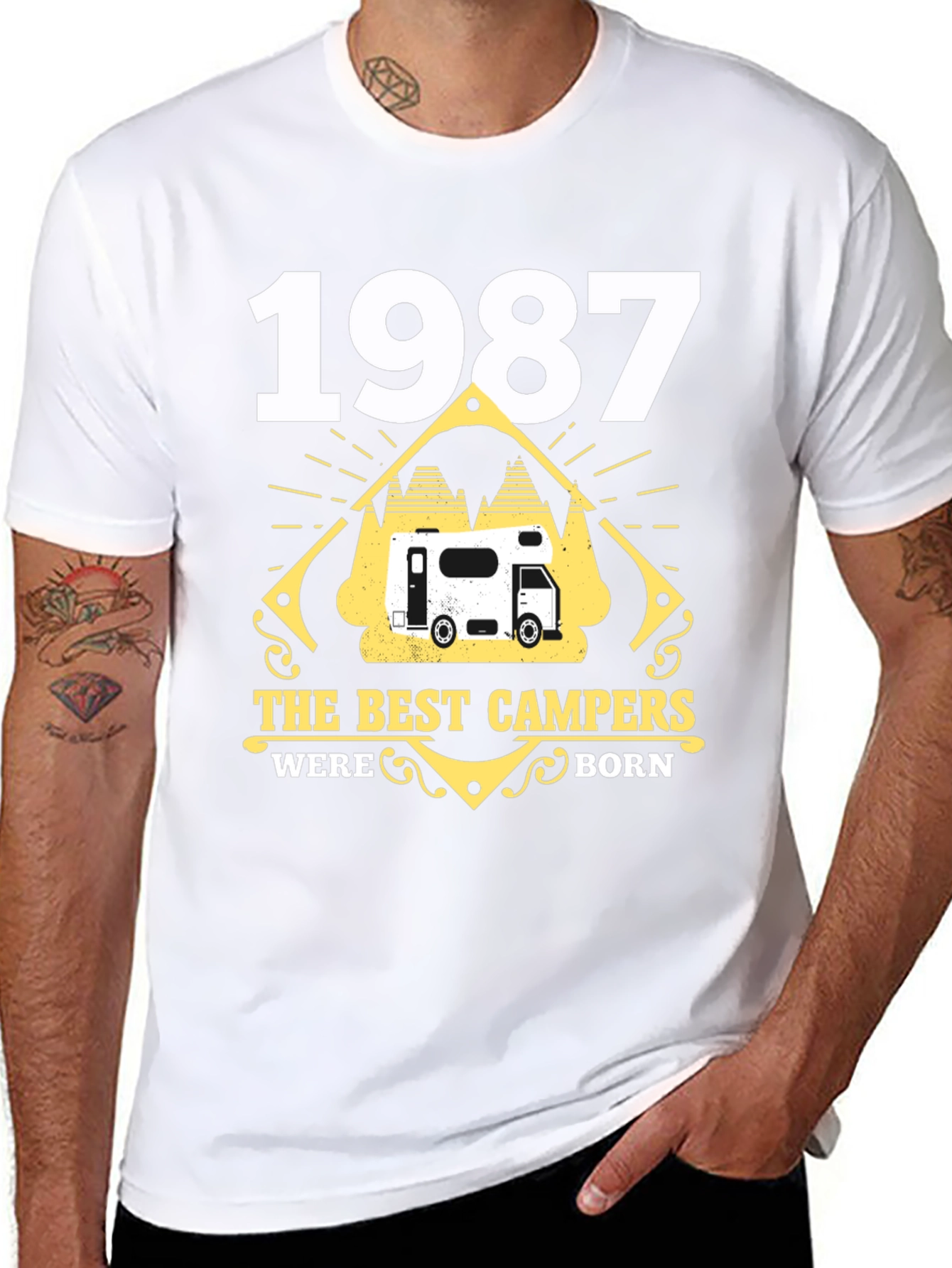 1987 Best Campers Born T-Shirt