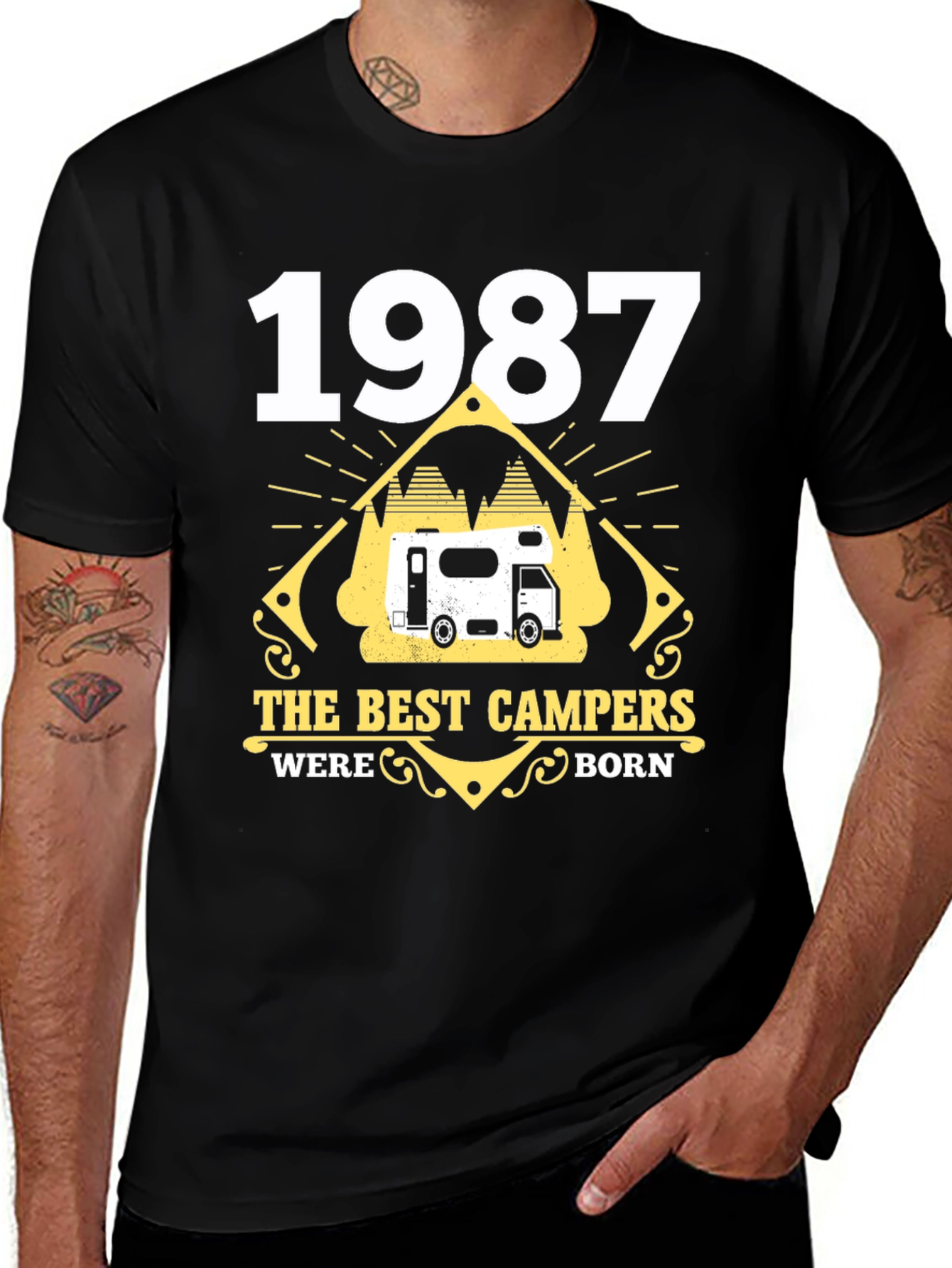 1987 Best Campers Born T-Shirt