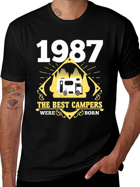 1987 Best Campers Born T-Shirt