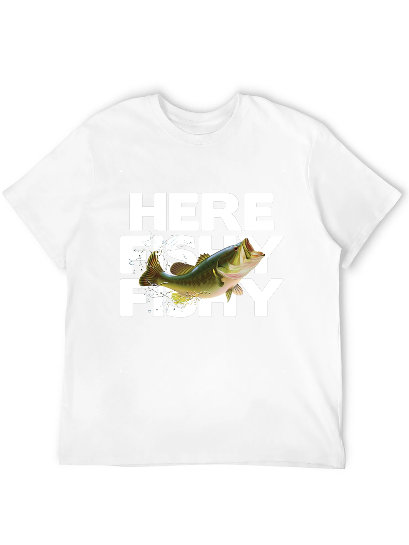 Here Fishy Fishy Graphic T-Shirt