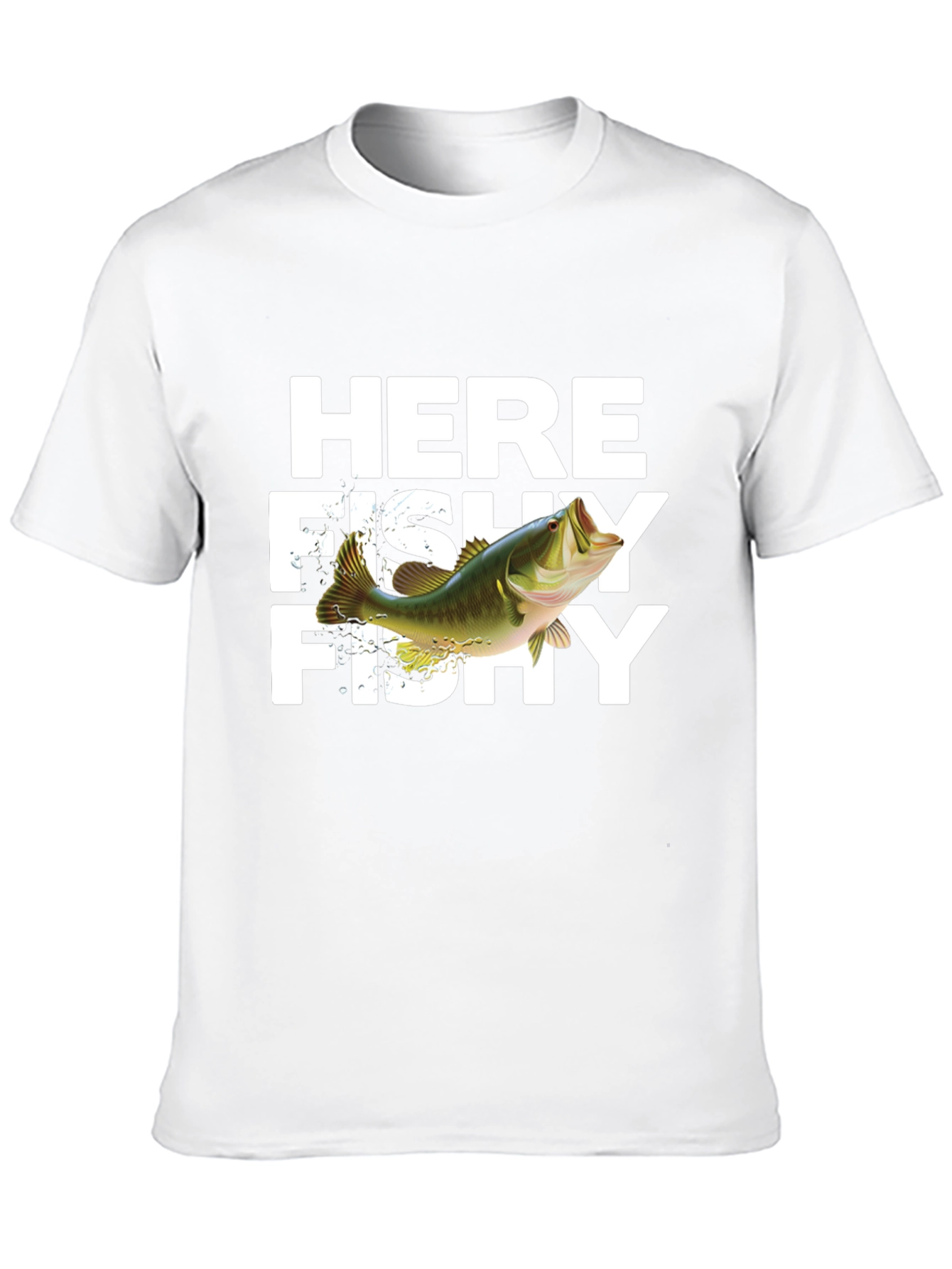 Here Fishy Fishy Graphic T-Shirt