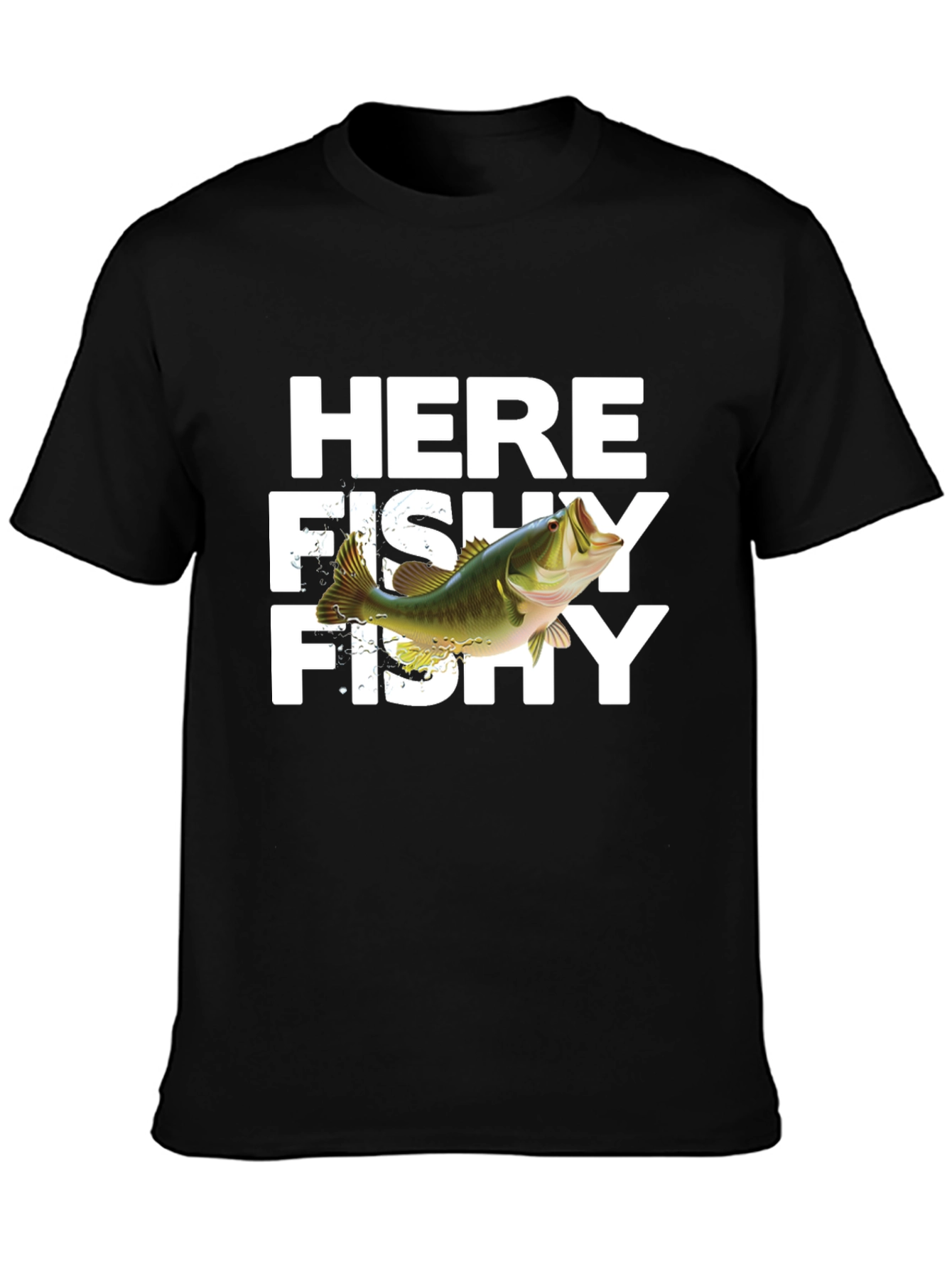 Here Fishy Fishy Graphic T-Shirt