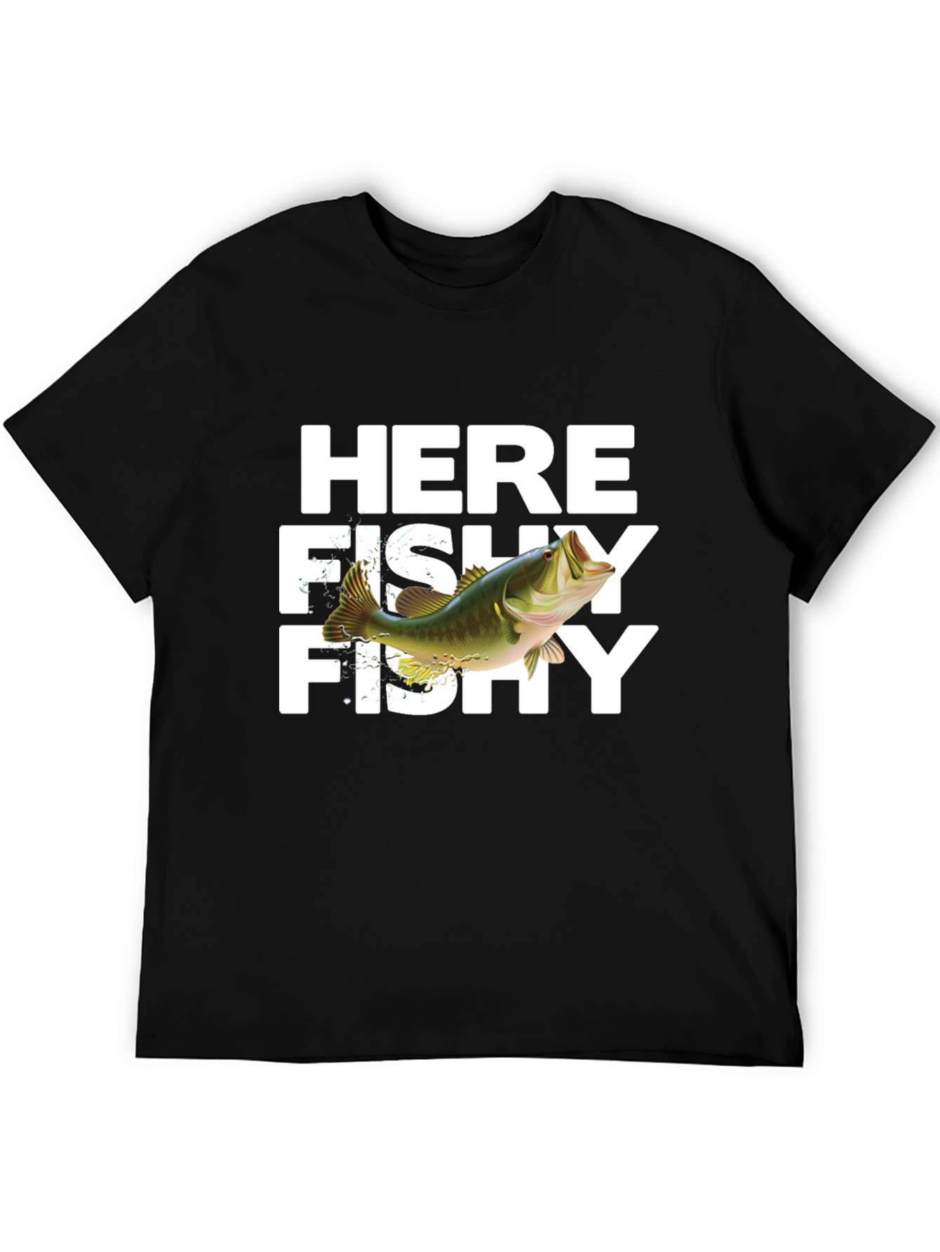 Here Fishy Fishy Graphic T-Shirt
