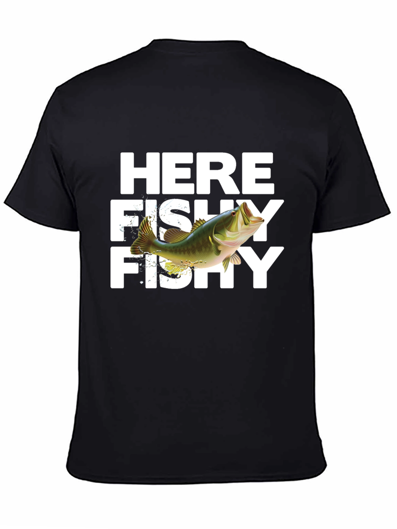 Here Fishy Fishy Graphic T-Shirt