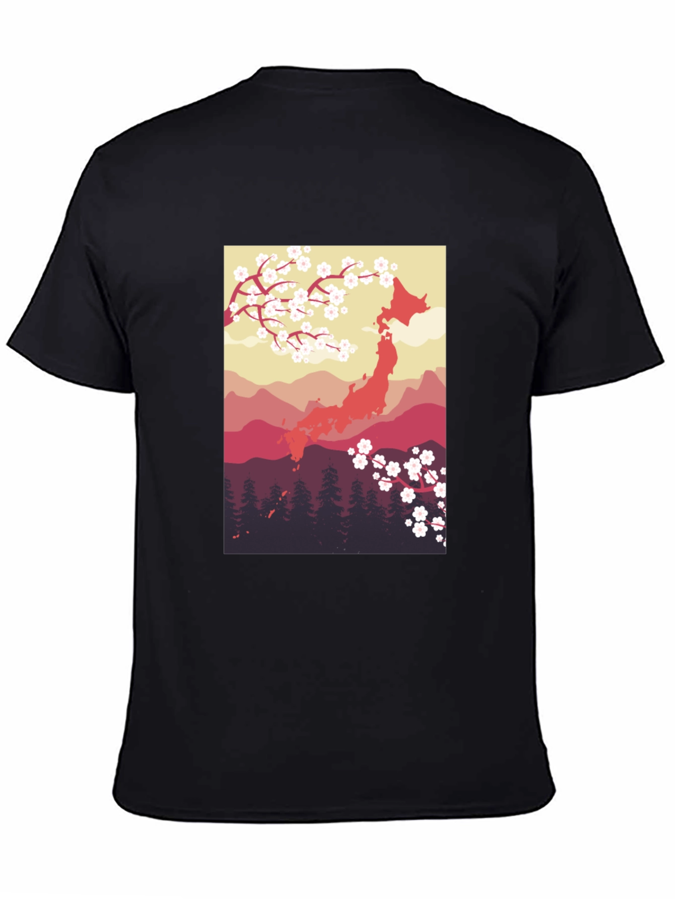 Japan Cherry Blossom T-Shirt - Unique Design