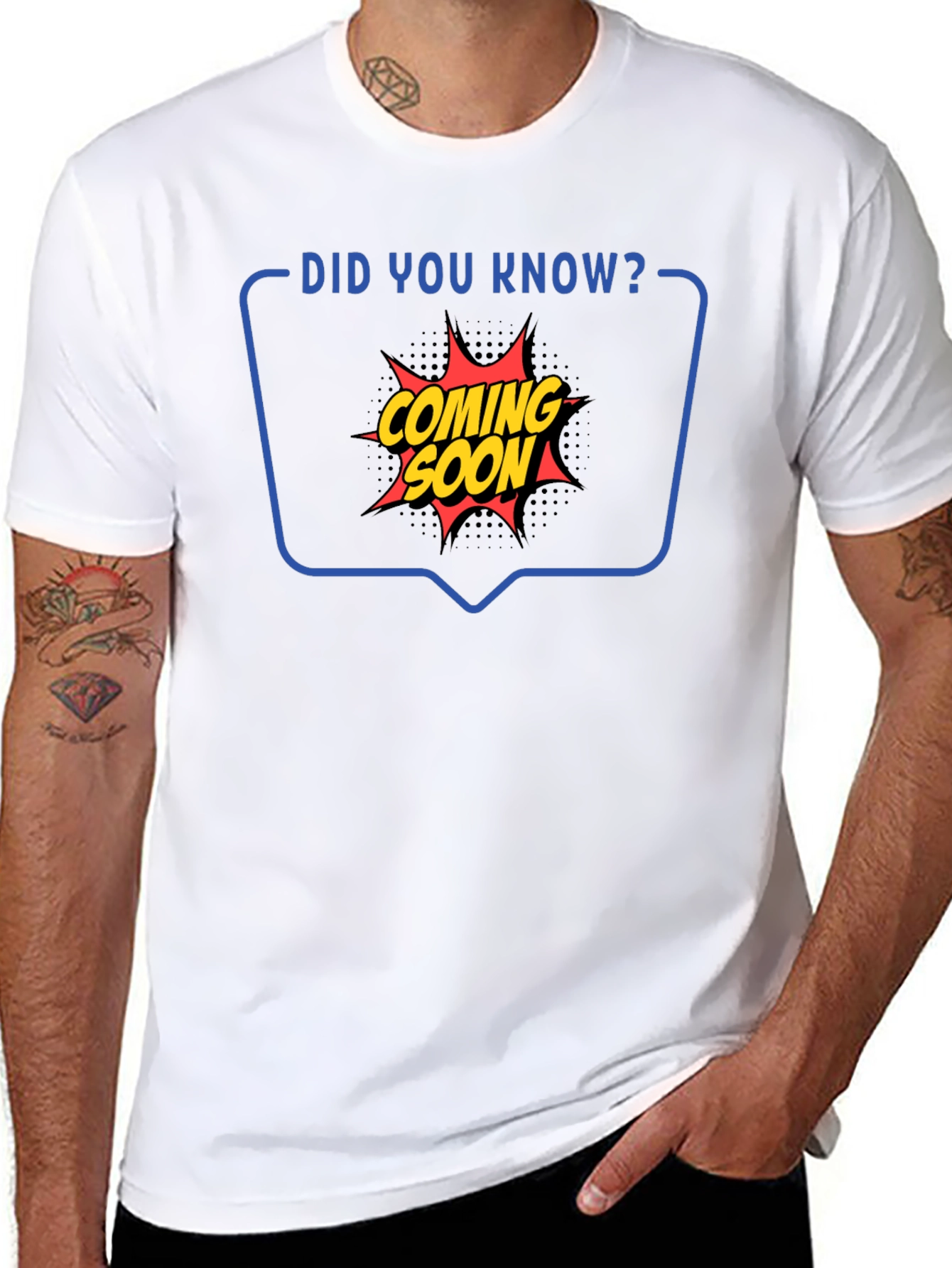 Coming Soon Graphic Tee - Did You Know T-Shirt